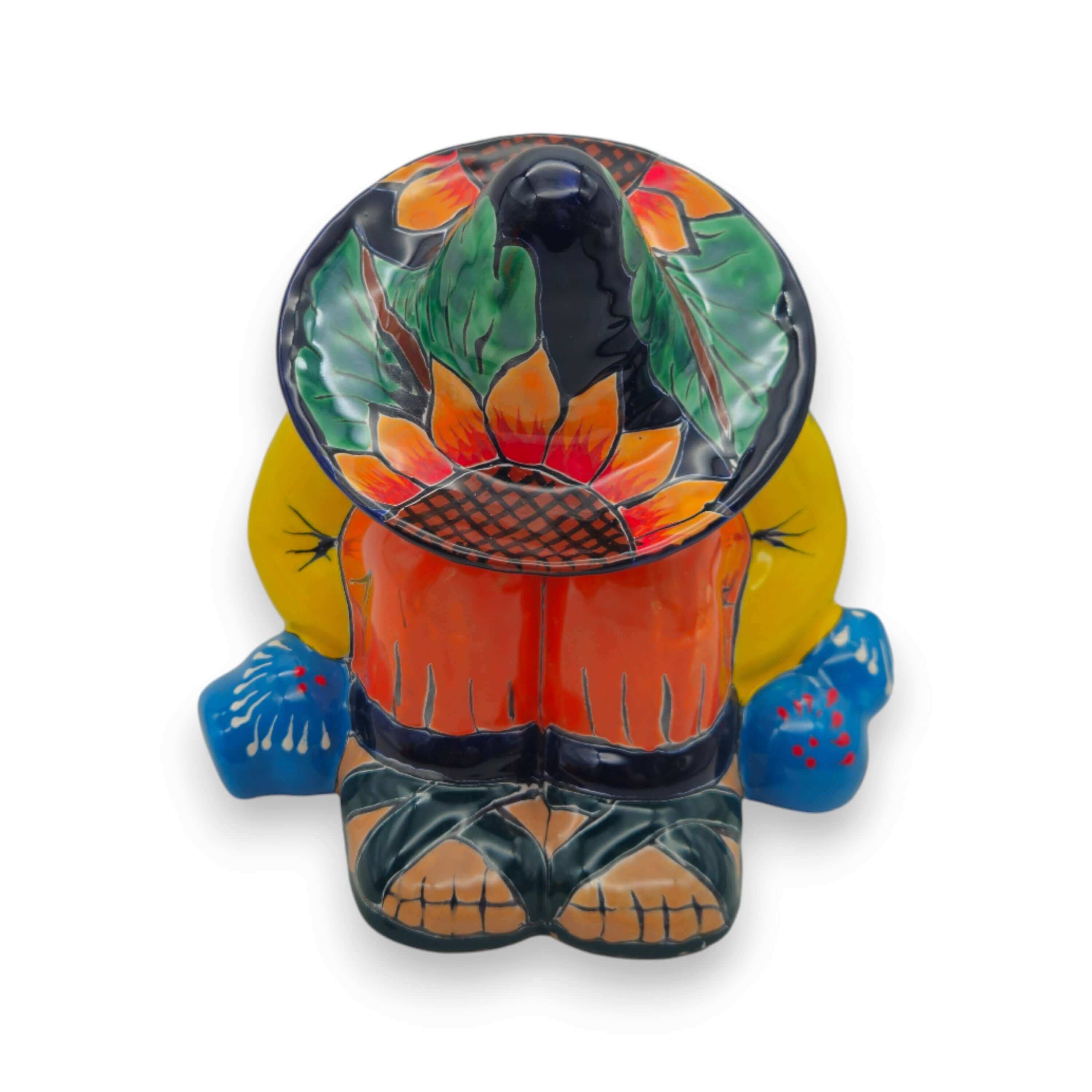 Bote Pancho Girasol Talavera | Arte mexicano hecho a mano