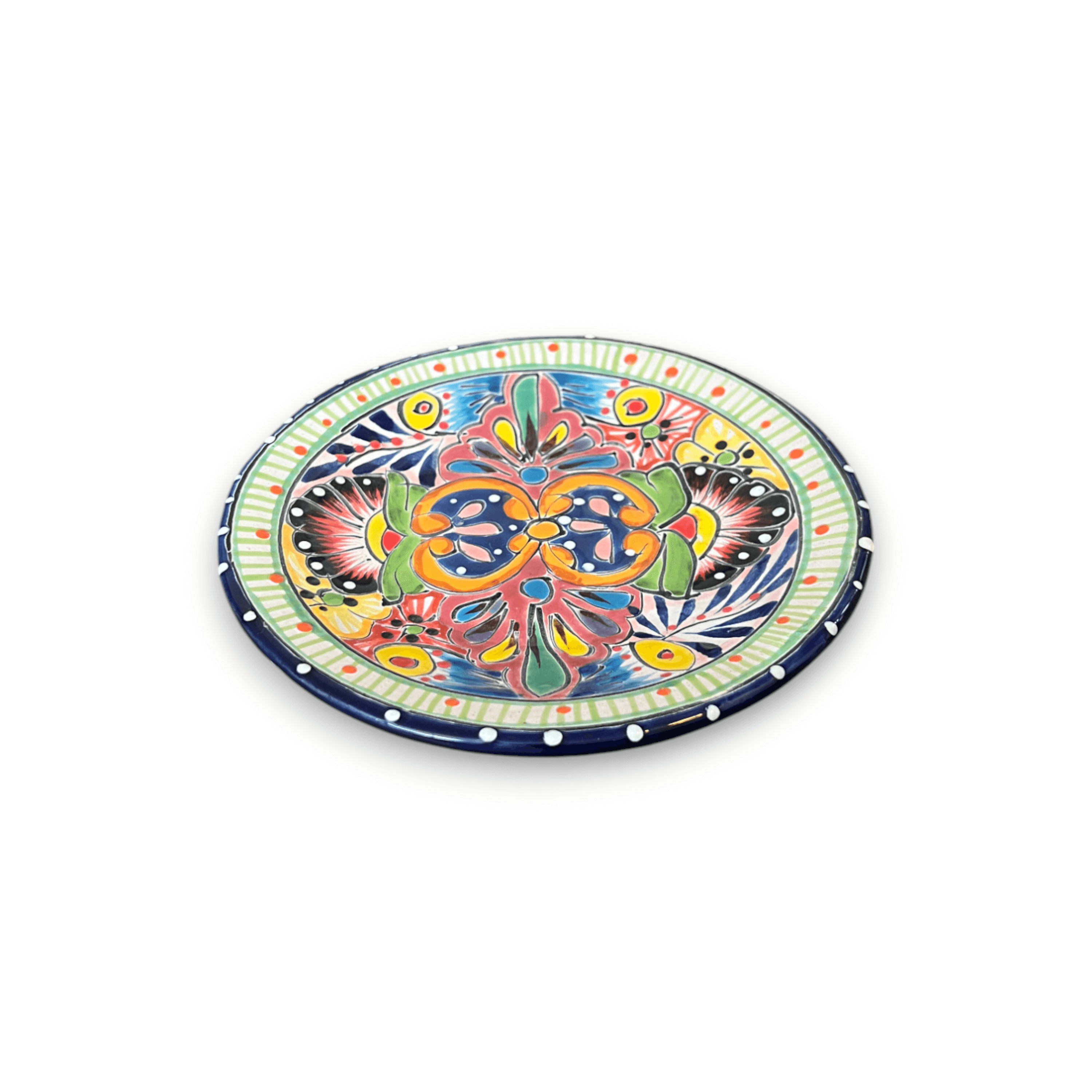 Vajilla de Talavera Colorida | Juego de Platos de 12 Piezas