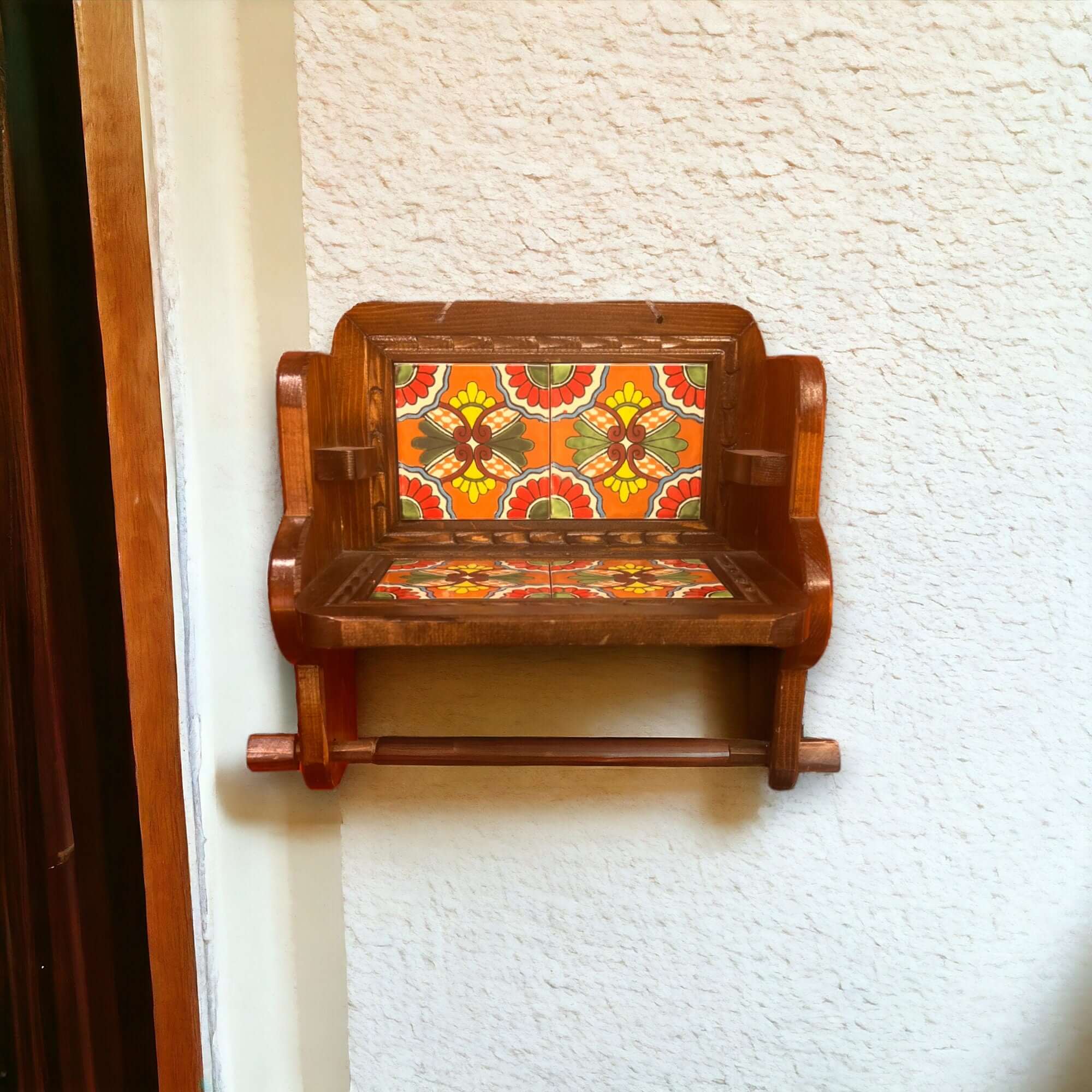 Decoración de Pared Talavera Personalizada | Portarrollos de Papel Personalizado