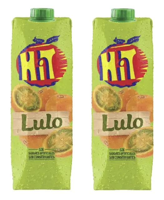 Hit Lulo Juice Drink 1 lt - (Pack of 2)
