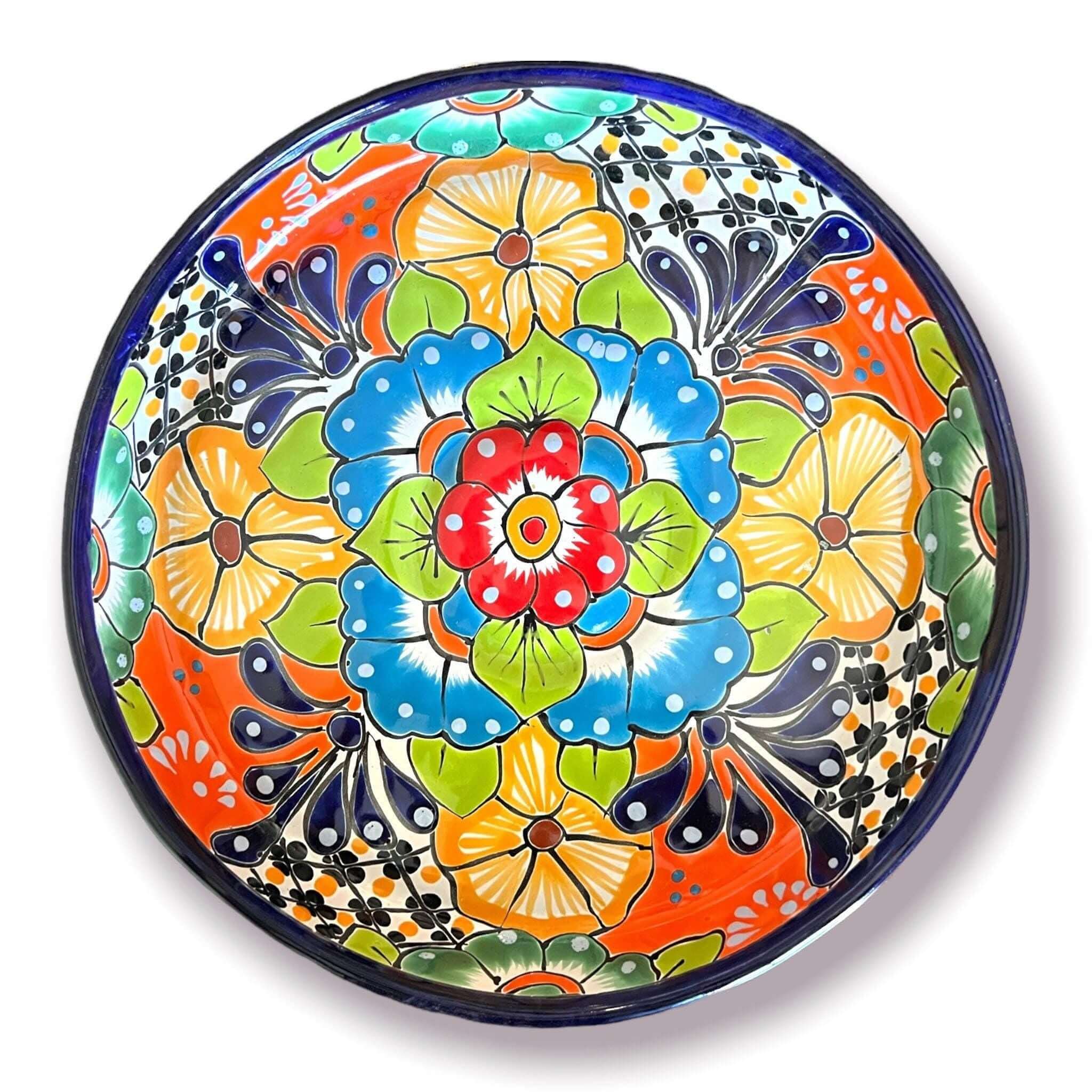 Set de bandejas para aperitivos Talavera | Cerámica mexicana pintada a mano