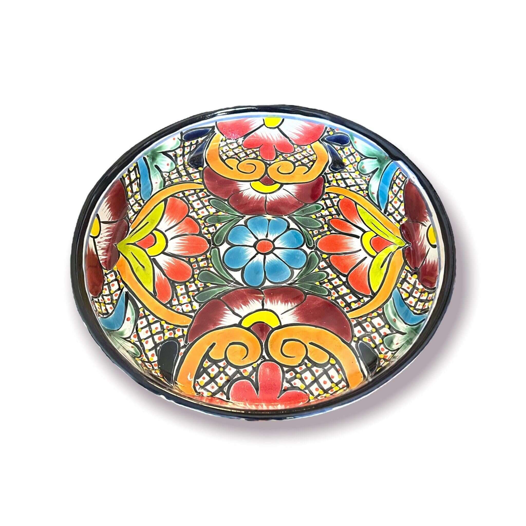 Set de bandejas para aperitivos Talavera | Cerámica mexicana pintada a mano
