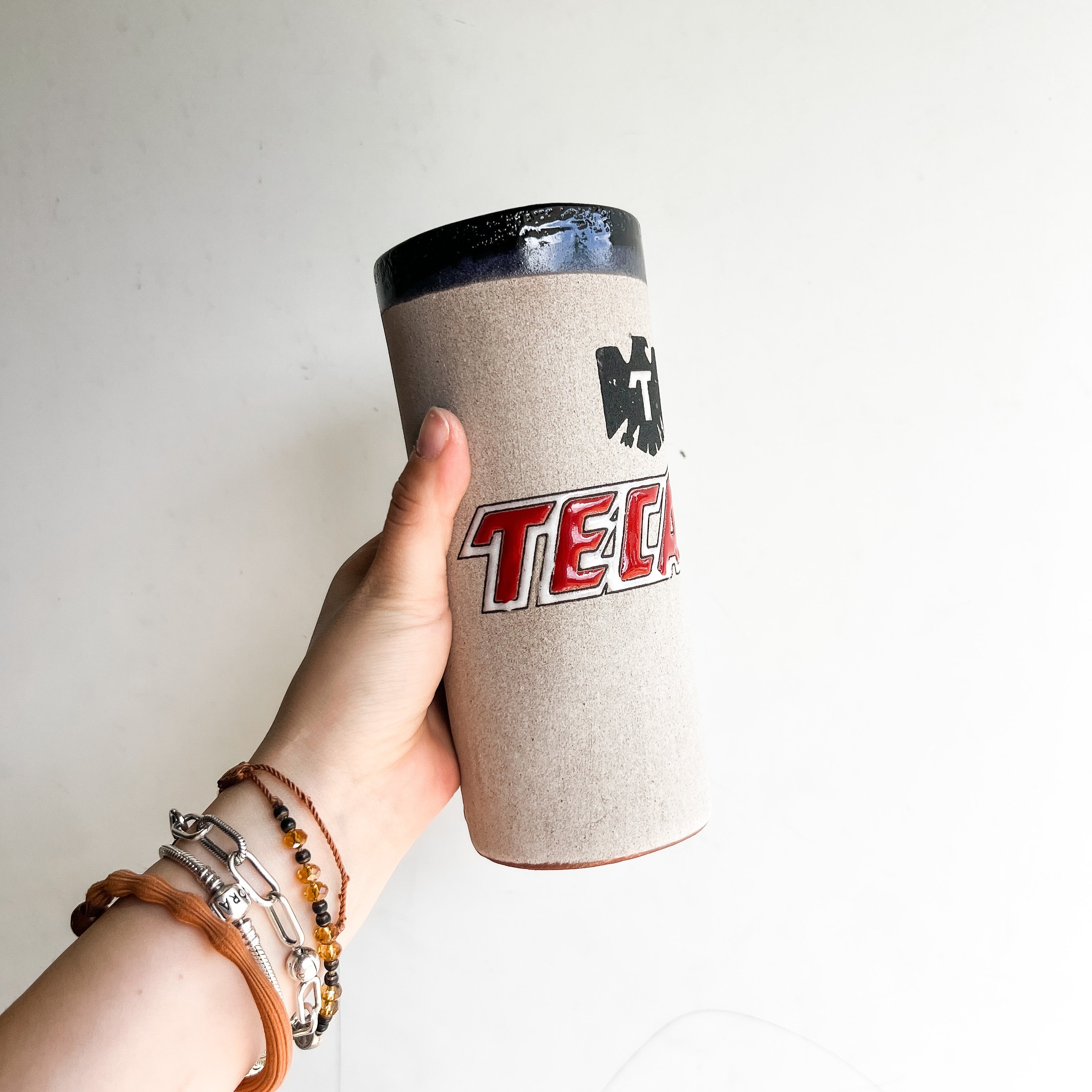 Taza de cerámica para cerveza