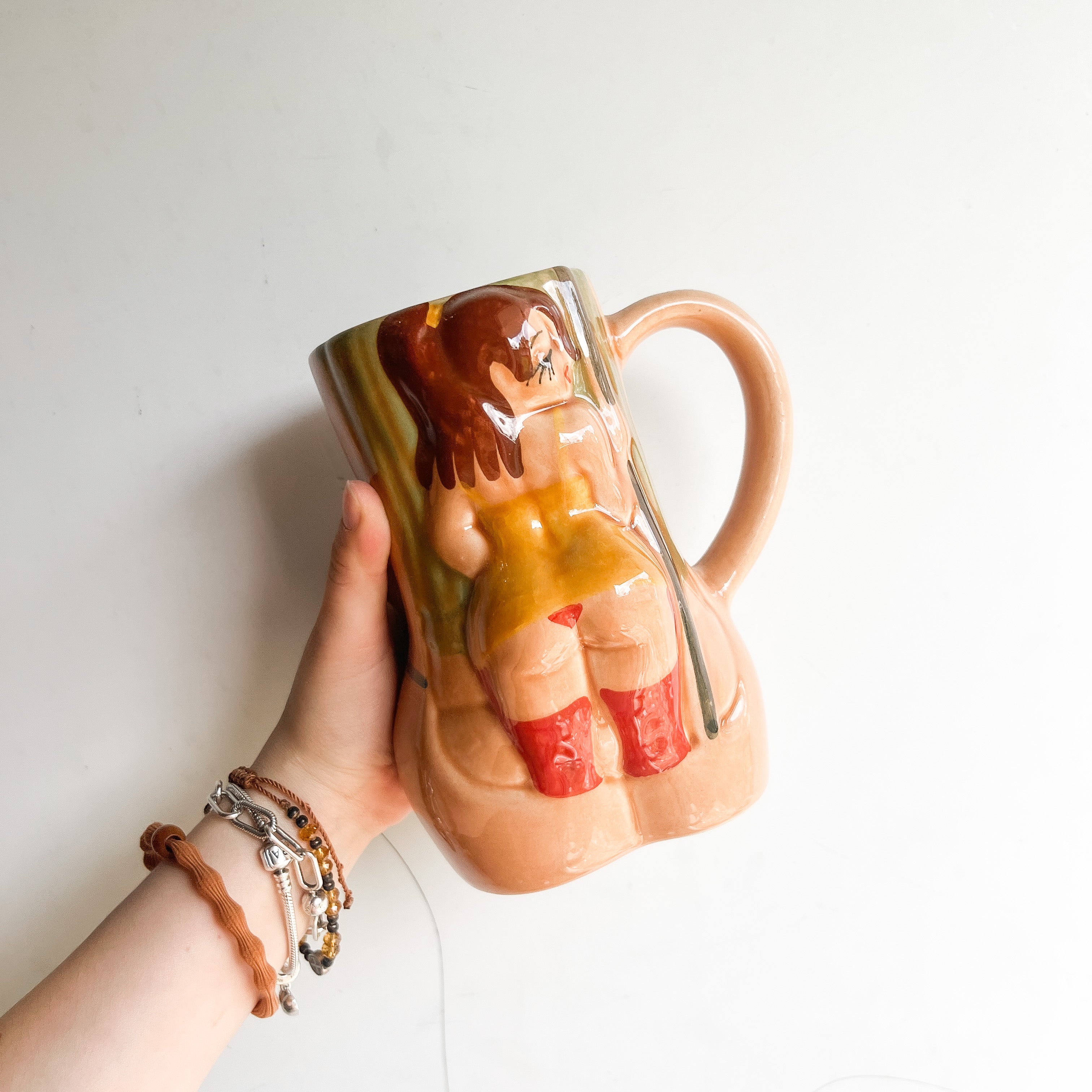 Taza grande con diseño de stripper