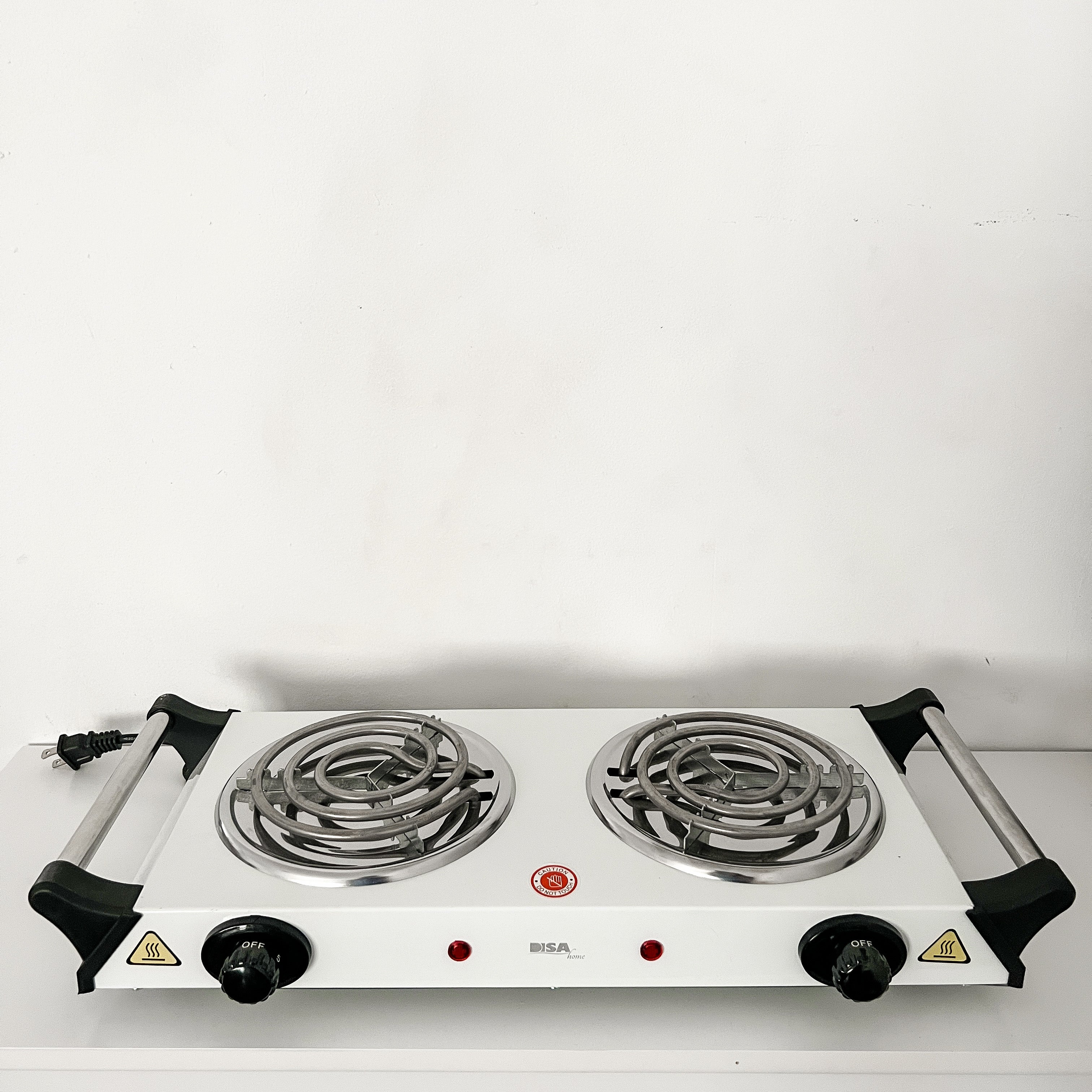 Estufa Eléctrica Portátil de 2 Quemadores