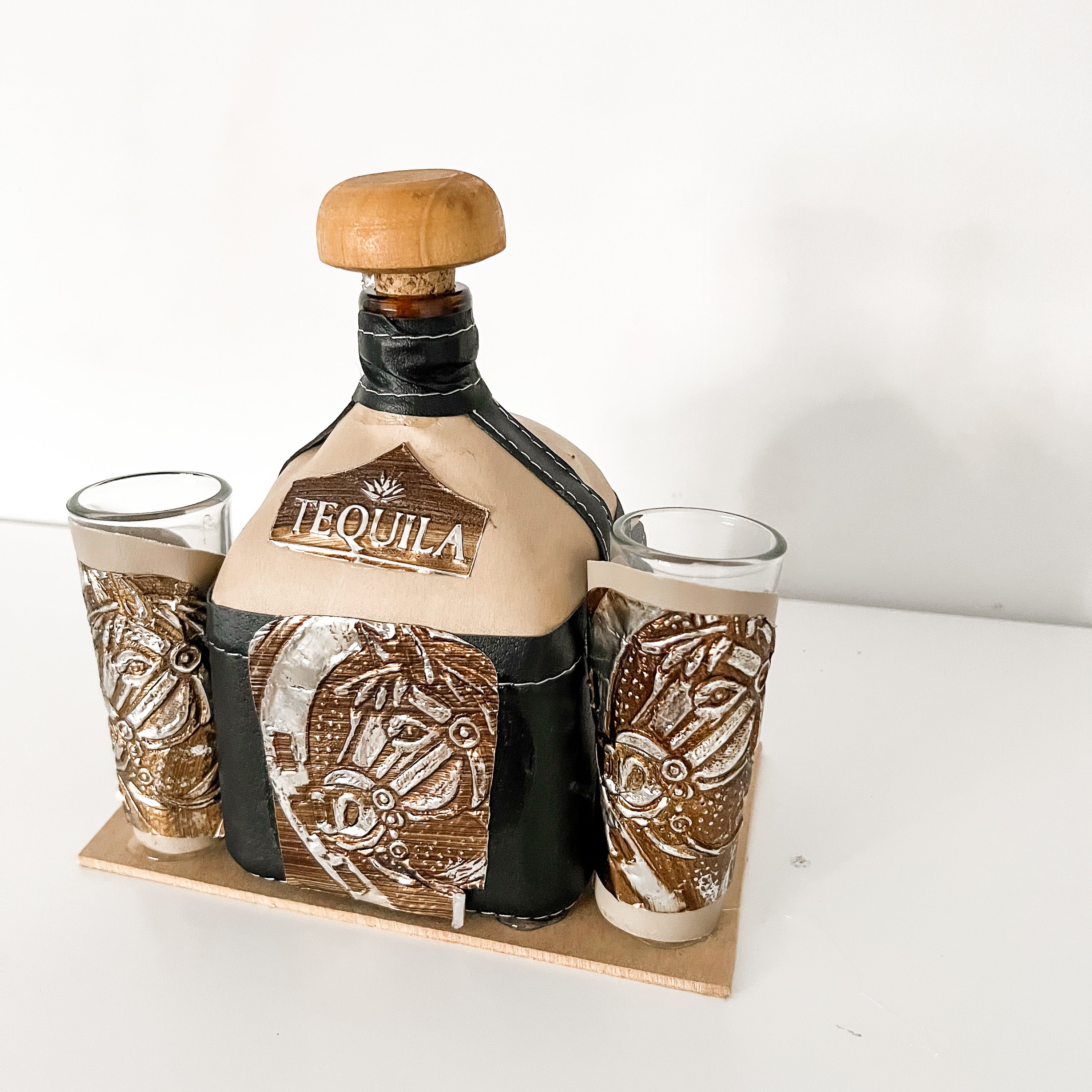Tequilero de 2 chupitos