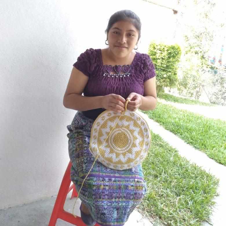 Bolso Redondo Cruzado Nadia Crochet - Guatemala