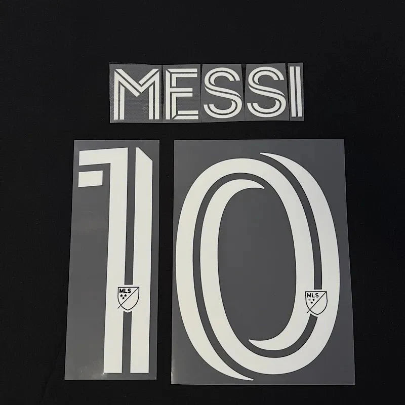 Inter Miami 2025-Third MESSI #10 Official Name Set