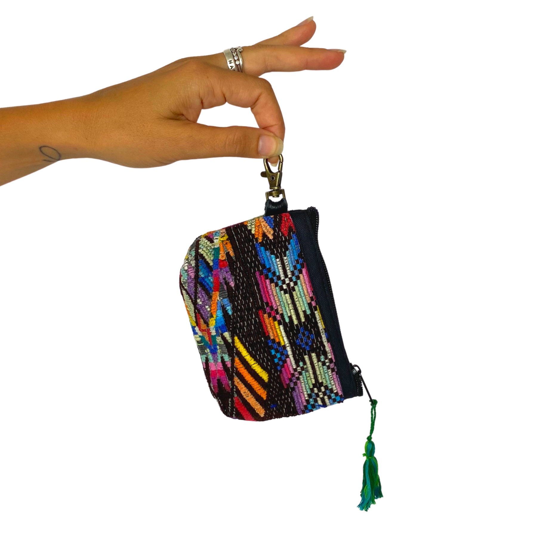 Monedero de Huipil Reciclado Leti - Guatemala