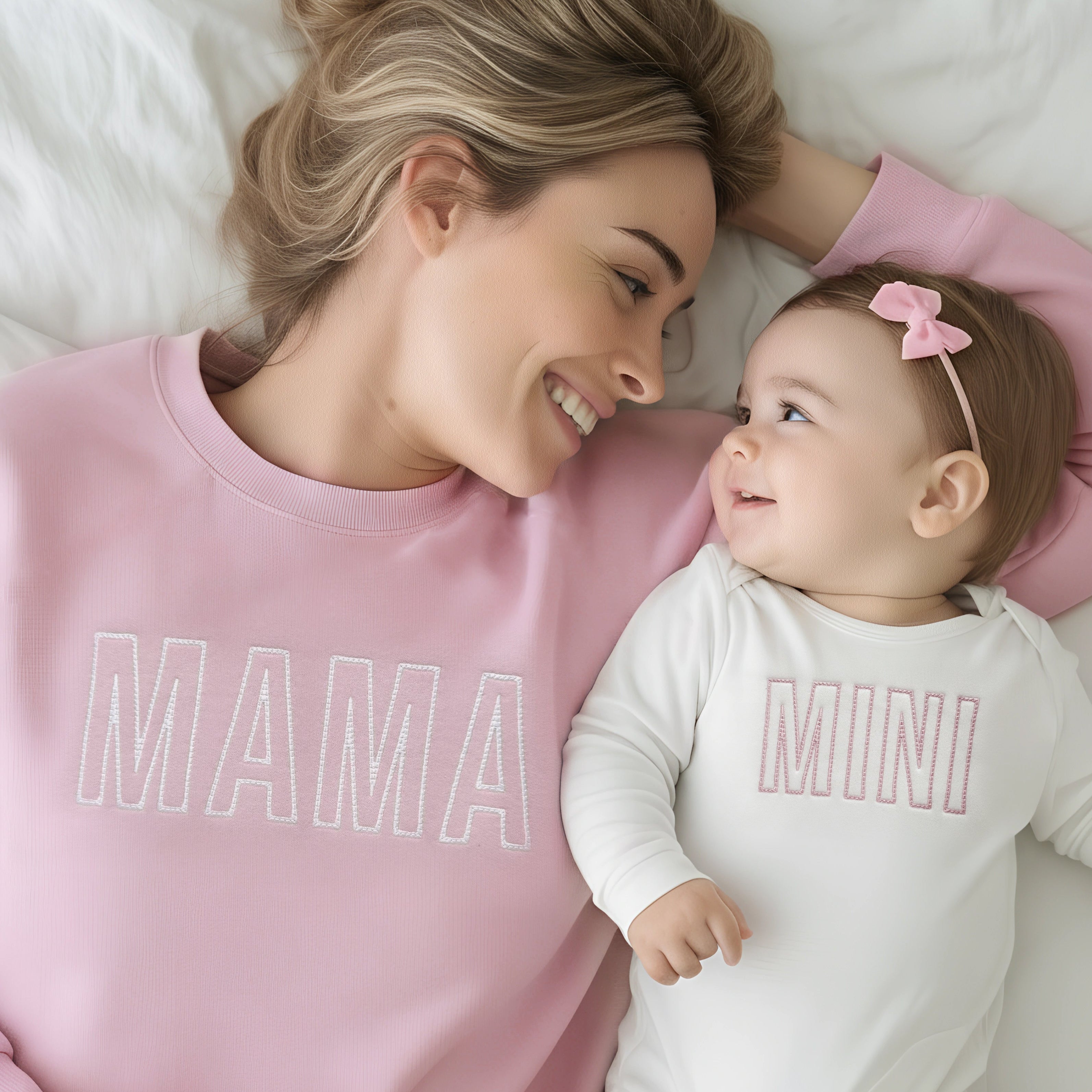 Mama & Mini Matching Sweatshirt Set | Mother Daughter Outfit