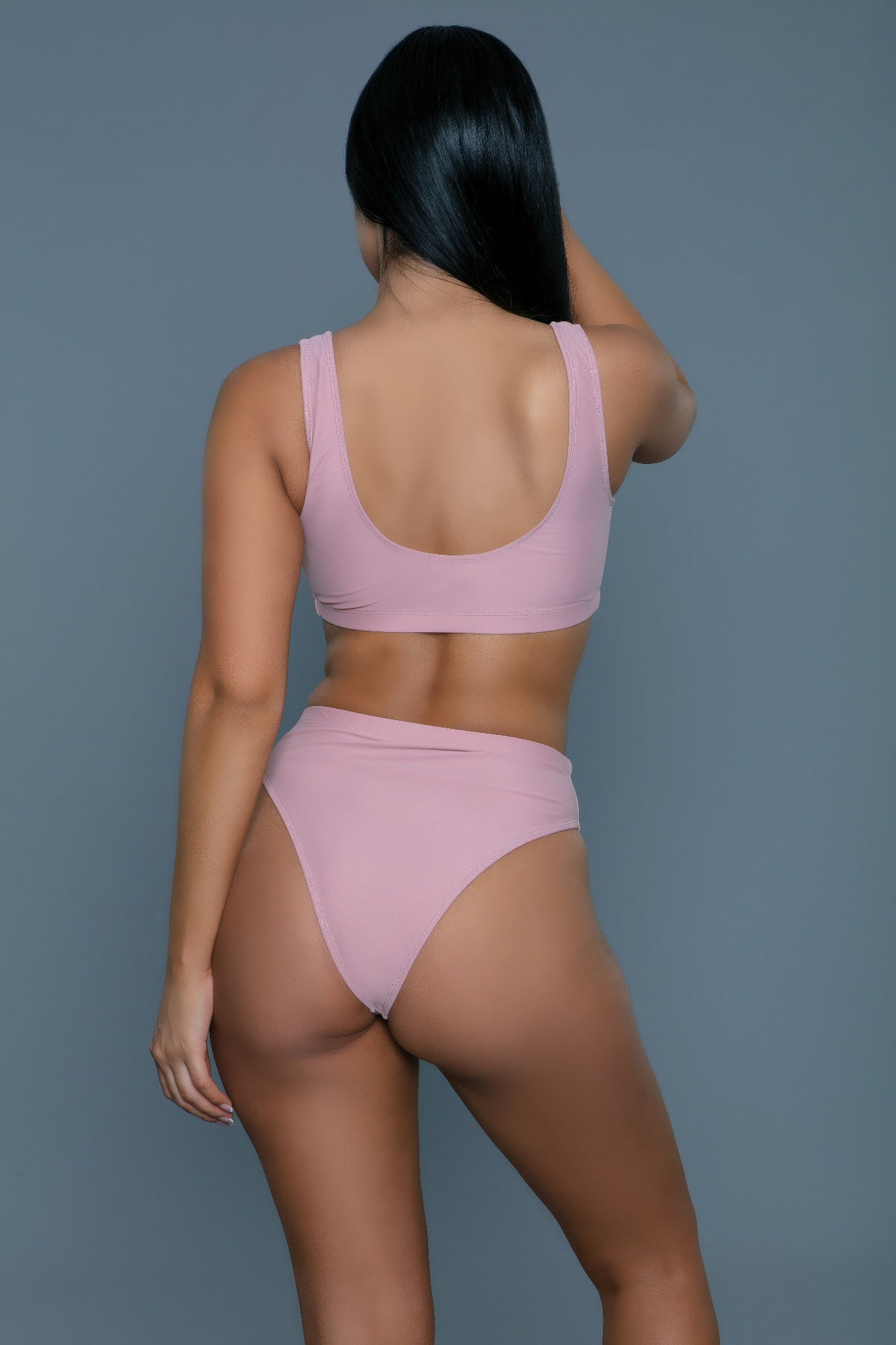 Women's Black Matching Set Swimwear for Vacation