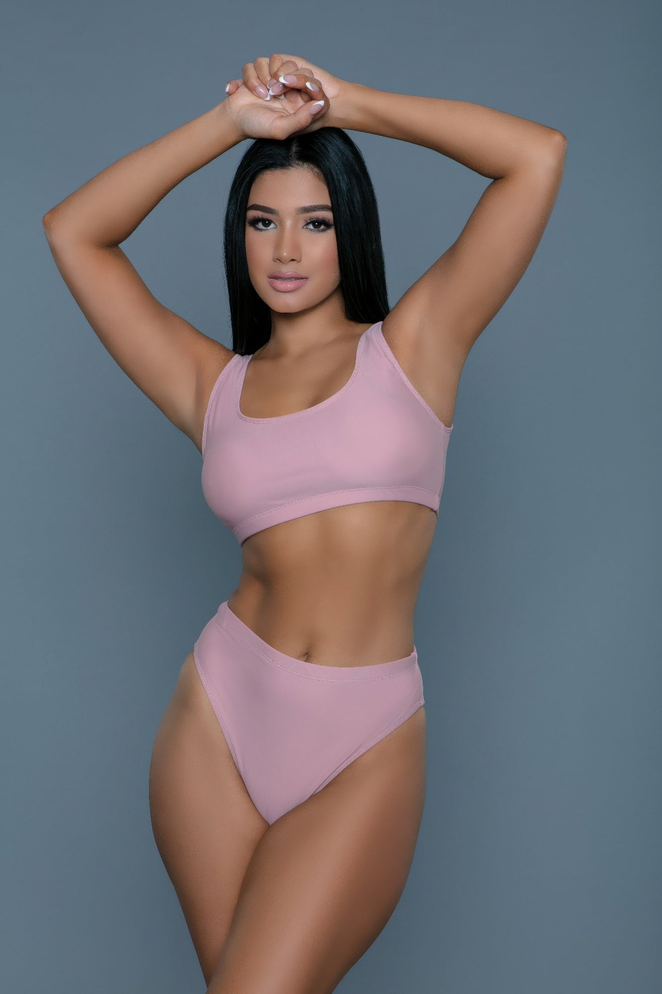 Women's Black Matching Set Swimwear for Vacation