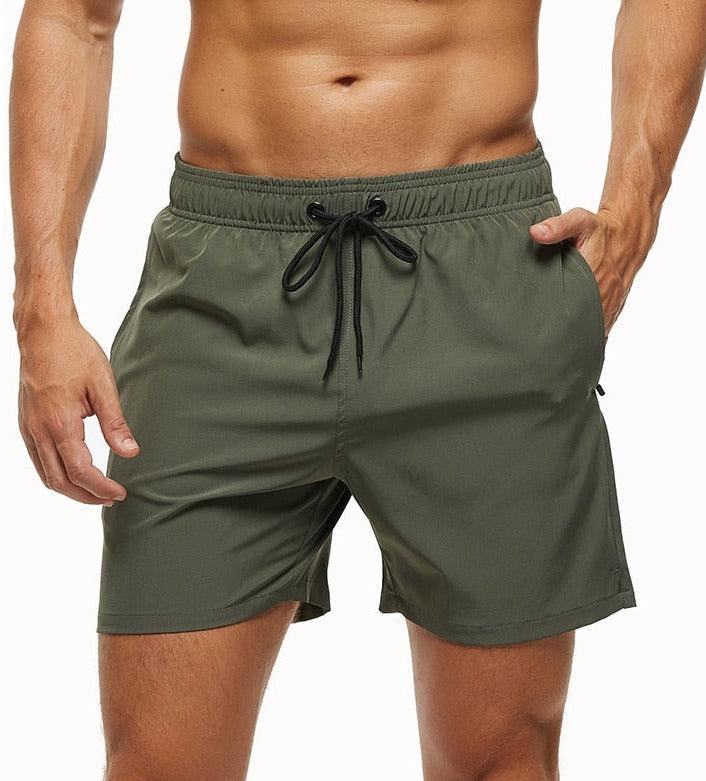 Men's Stretch Swim Trunks Quick Dry Beach Shorts With Zipper Pockets and Mesh Lining Men's Swim Trunks Quick Dry Beach Shorts with Pockets Swimsuits for Men