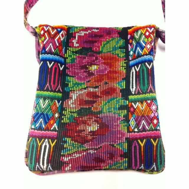 Bandolera de huipil reciclado única - Guatemala