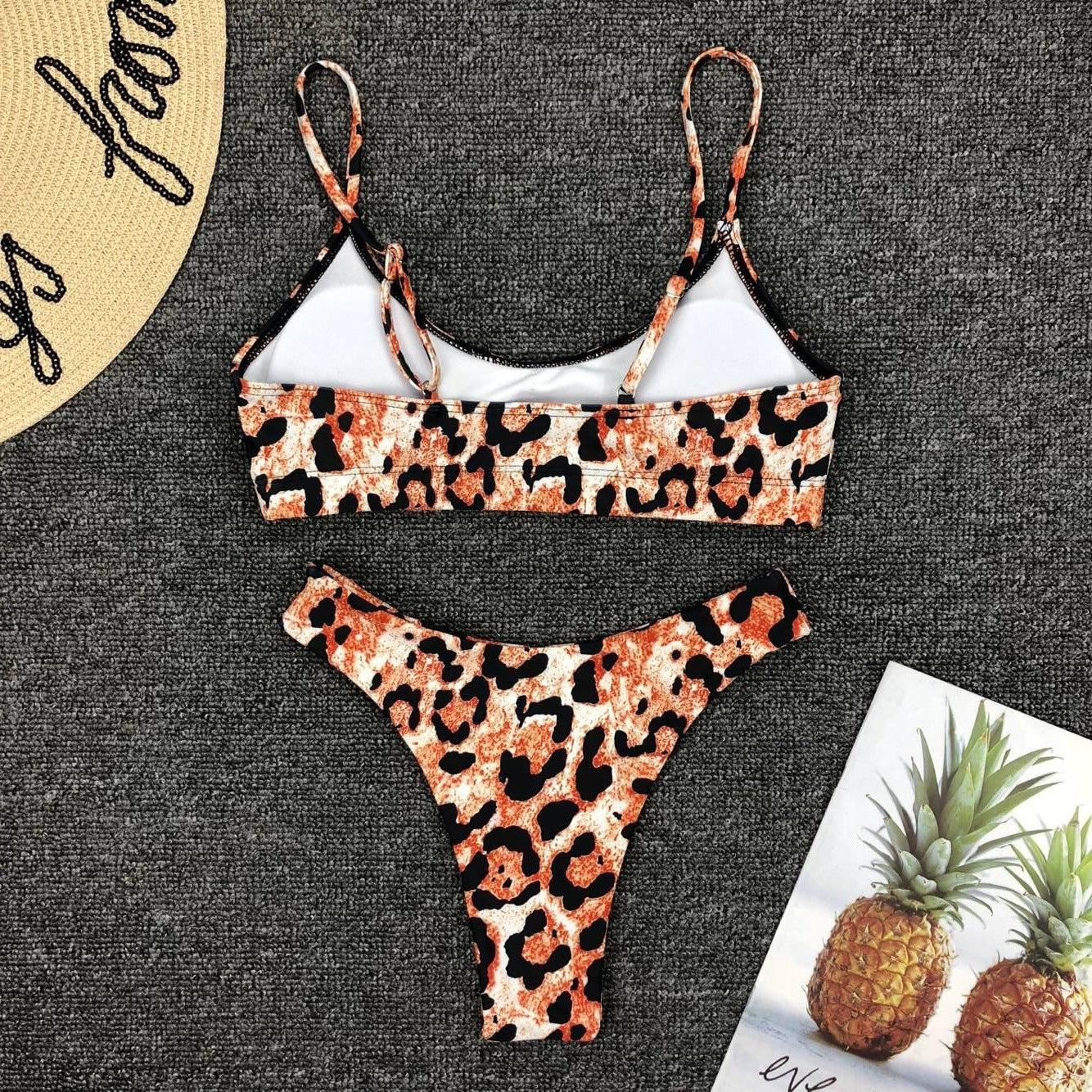Neon Yellow Green Swimsuit Women Push Up Padded Micro Bikini Summer Beach Bathing Suit Beach Swimwear Women's Scoop Neck Cut Out Front Lace Up Back High Cut One Piece Swimsuit
