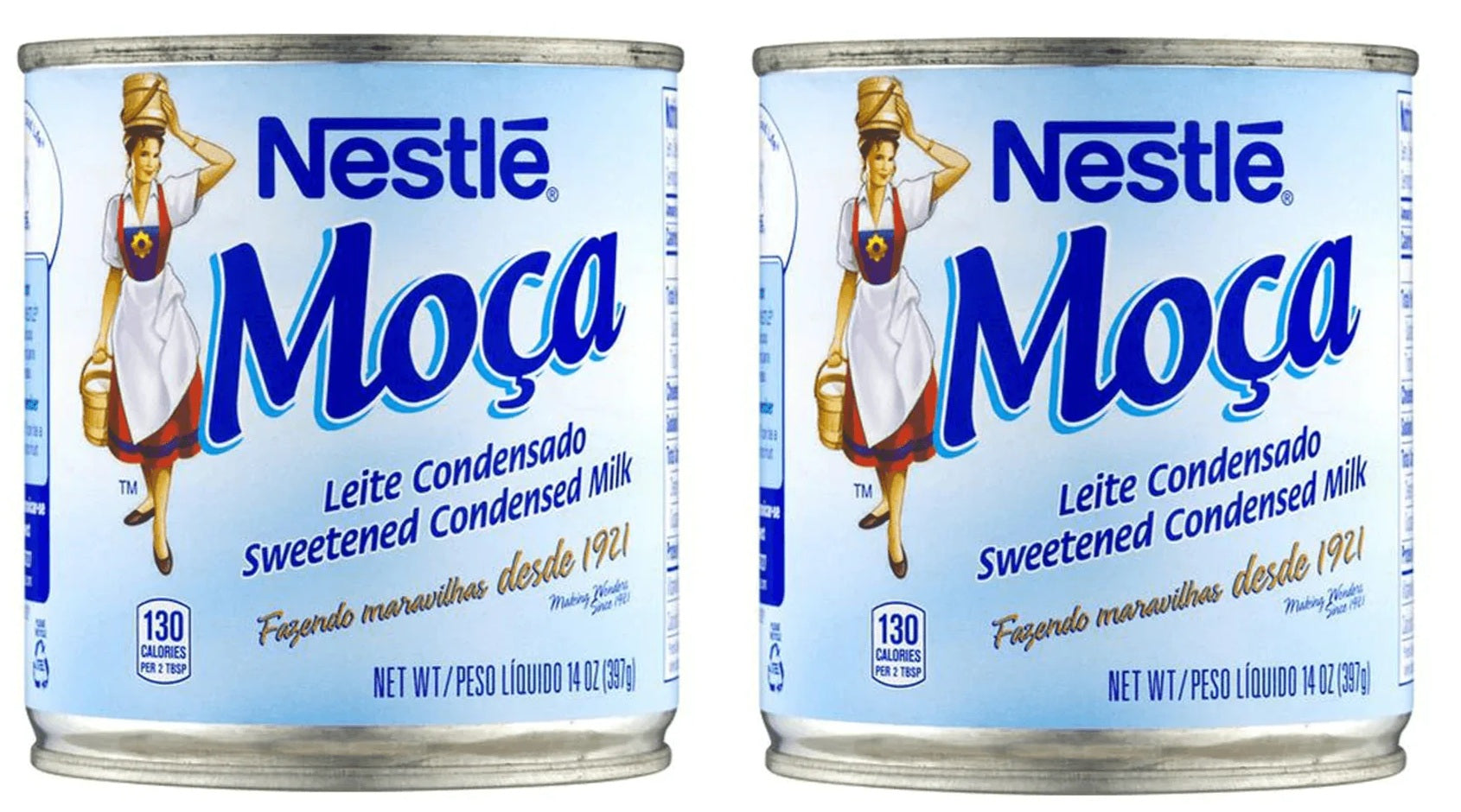 Leite Condensado Moça Nestlé 397g (Pack of 2)