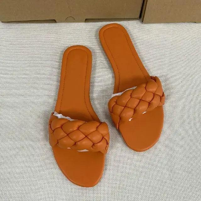 New 2021 Summer Sandals Flat Bottom Fashion Women Slides Sandals slipper - Outdoor designer shoes for women