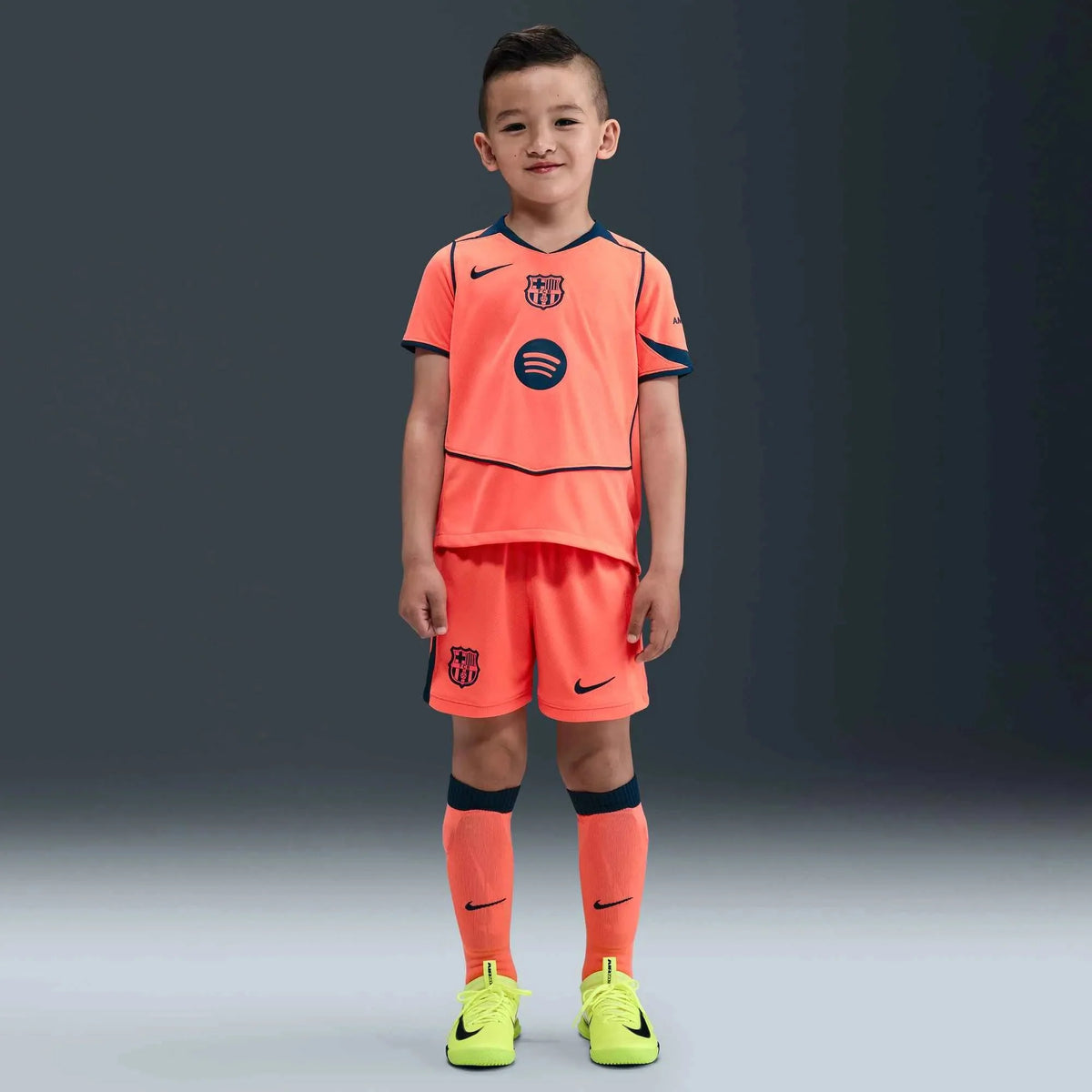 Nike 2025-26 Barcelona Little Kids' Stadium Third Kit