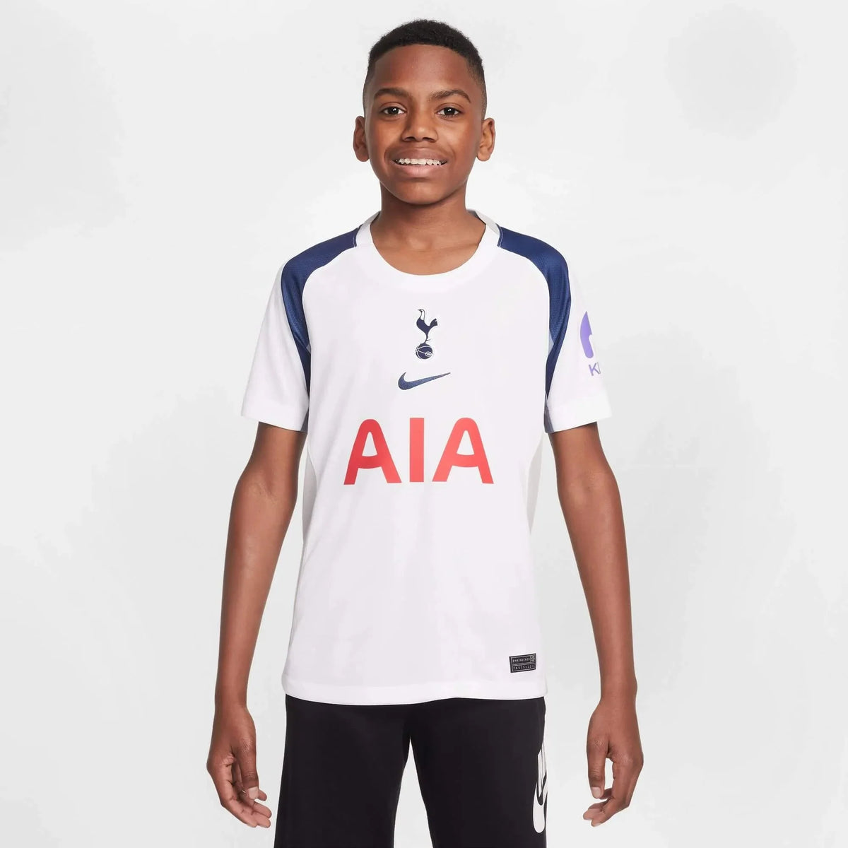 Nike 2025-26 Tottenham Youth Stadium Home Soccer Jersey