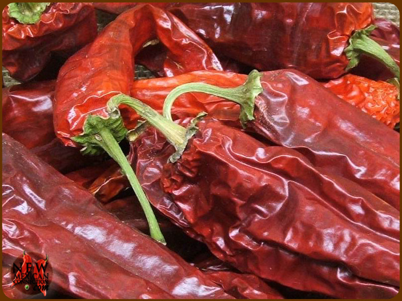 CHILES ROJOS DE HATCH, NM - VAINAS - 1 LIBRA Secados al sol