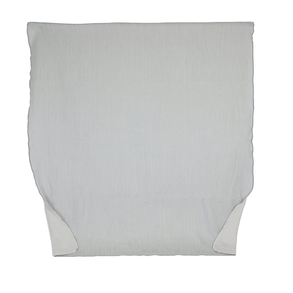 Kani Collection - Handwoven Reversible Glacier Gray & White Alpaca Throw Blanket From Ecuador