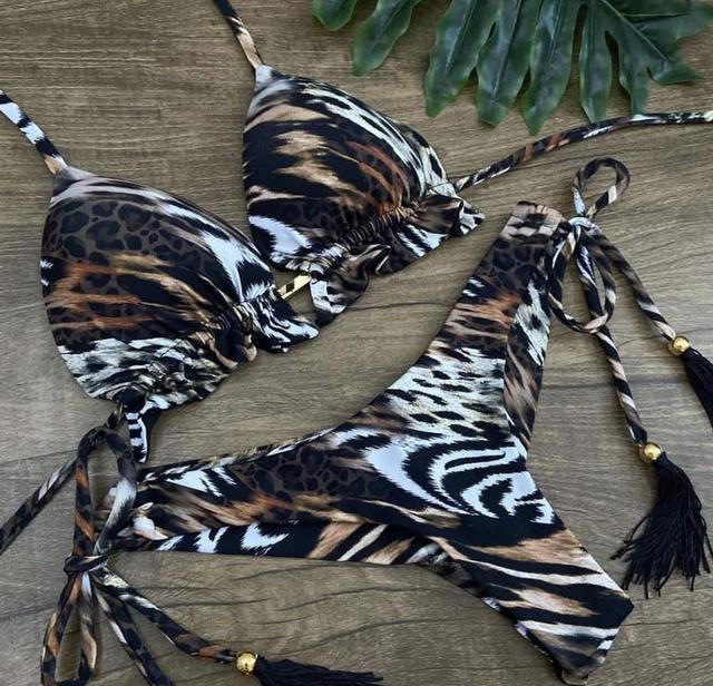 Popular Women's Beachwear Bikini Set Swimwear Push-Up Padded Swimsuit Floral Bikini Set Low Rise Ruffled Two Pieces Swimsuit Push Up Bathing Suit Swimwear