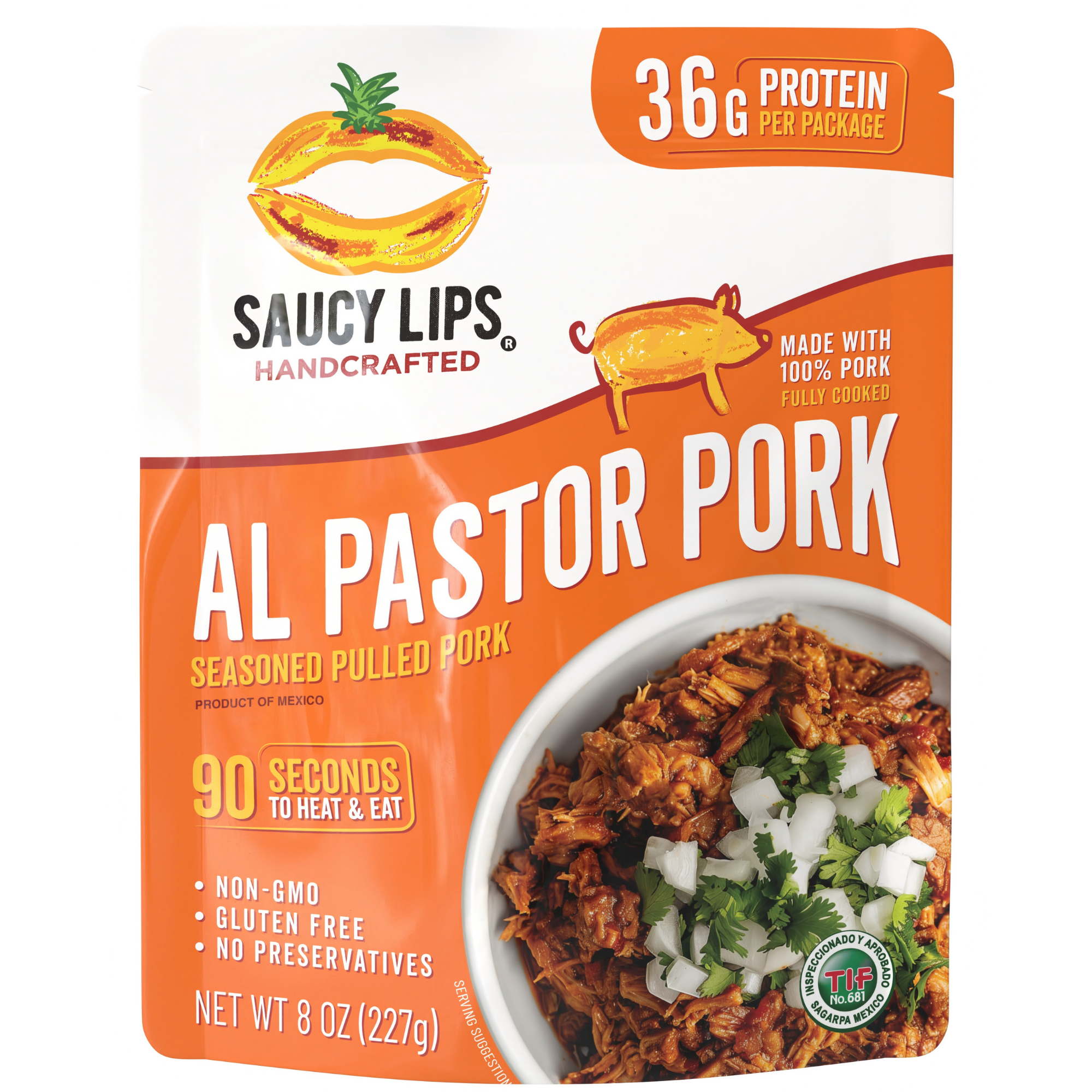 Cerdo al Pastor – 36 g de Proteína | Listo en 90 Segundos
