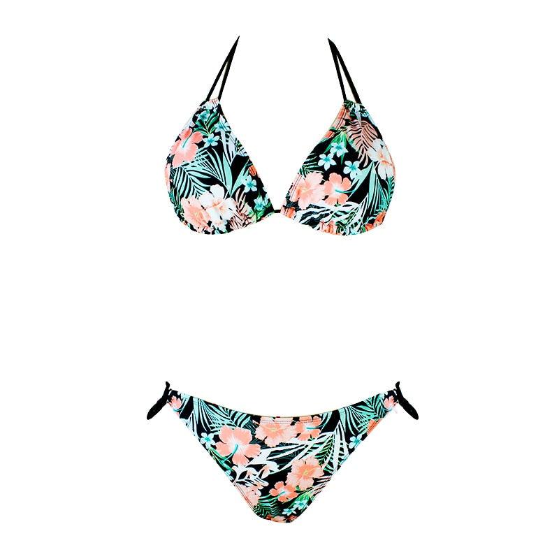 Swimwear Woman Swimsuit Bikini New Push Up Bikini Set Bathing Suit Women's Bikini Swimsuits Floral Printed Bathing Suits For Women 2 Piece Bikini Women Floral Print Beachwear Two Piece Suit