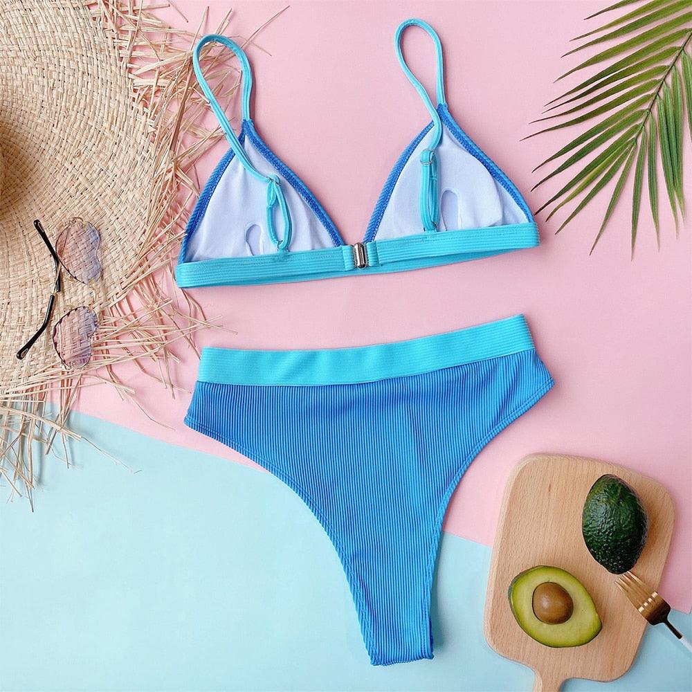 Summer Cute Vintage Women's Swimsuit Bikini Split Swimwear Women's Swimwear Women's 2-piece Beachwear Loose Bikini Fashion Retro Bikini Fashion Beachwear Summer Spa Beach Surf Sport