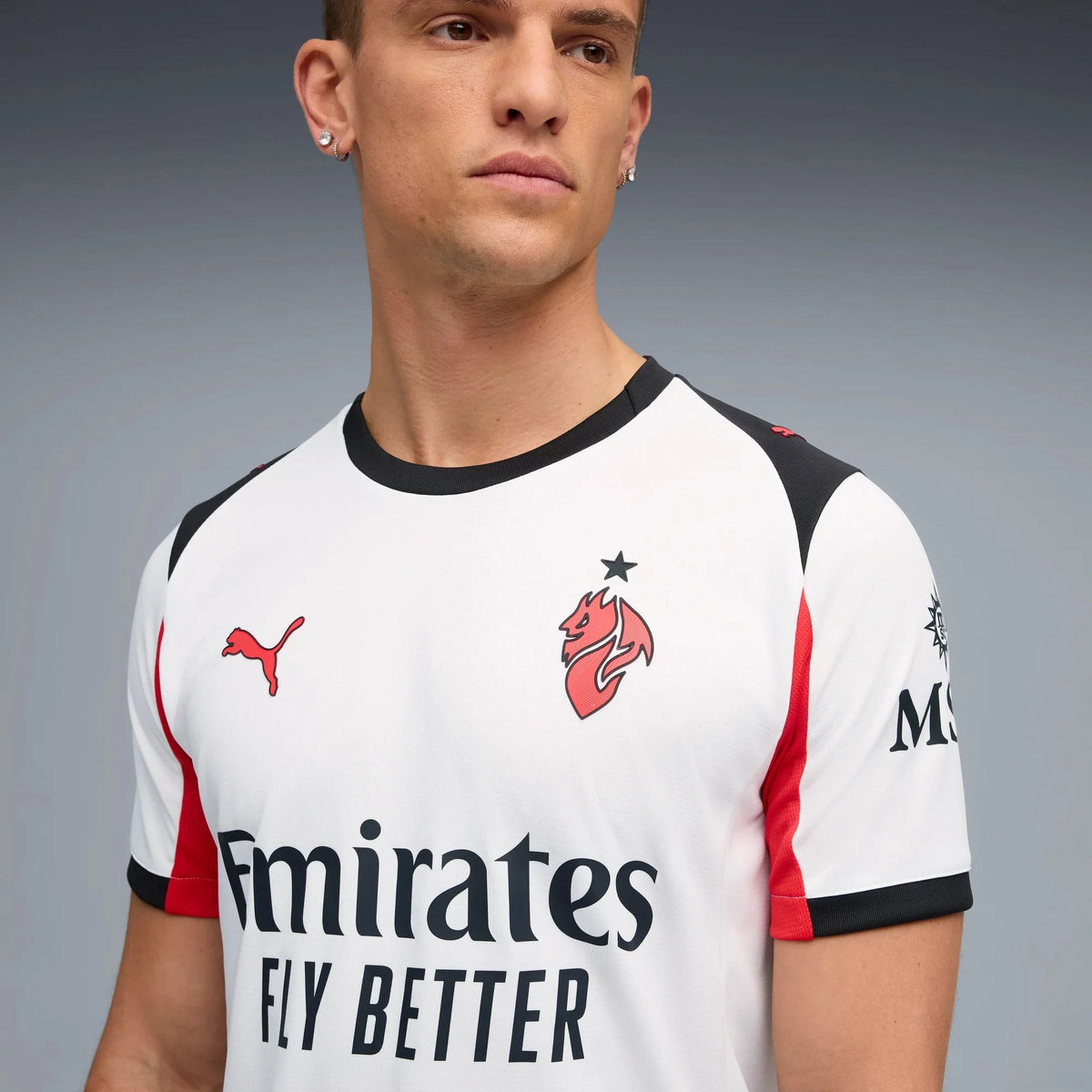 Puma 2025-26 AC Milan Men's Stadium Away Soccer Jersey