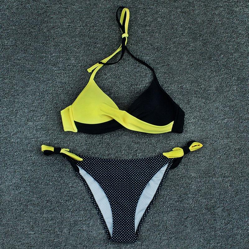 Push Up Bikinis 2022 New Swimwear Women's Bikini Swimsuits Floral Printed Bathing Suits for Women 2 Piece Bikini Women Floral Print Bikini Sets Swimsuit Beach Wear Bathing Suit Female Two Pieces