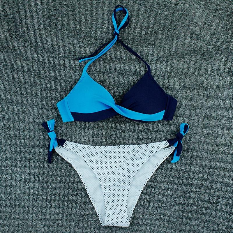 Push Up Bikinis 2022 New Swimwear Women's Bikini Swimsuits Floral Printed Bathing Suits for Women 2 Piece Bikini Women Floral Print Bikini Sets Swimsuit Beach Wear Bathing Suit Female Two Pieces