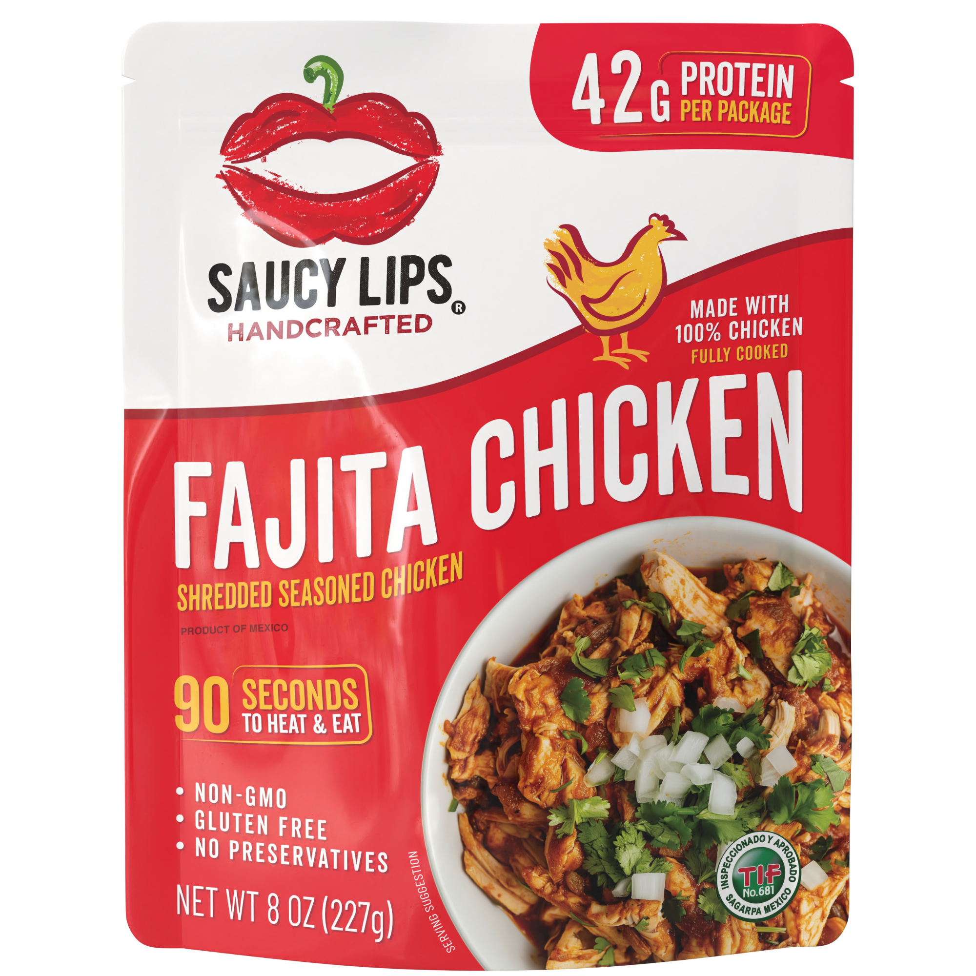 Pollo para Fajitas – 42 g de proteína | Listo en 90 segundos
