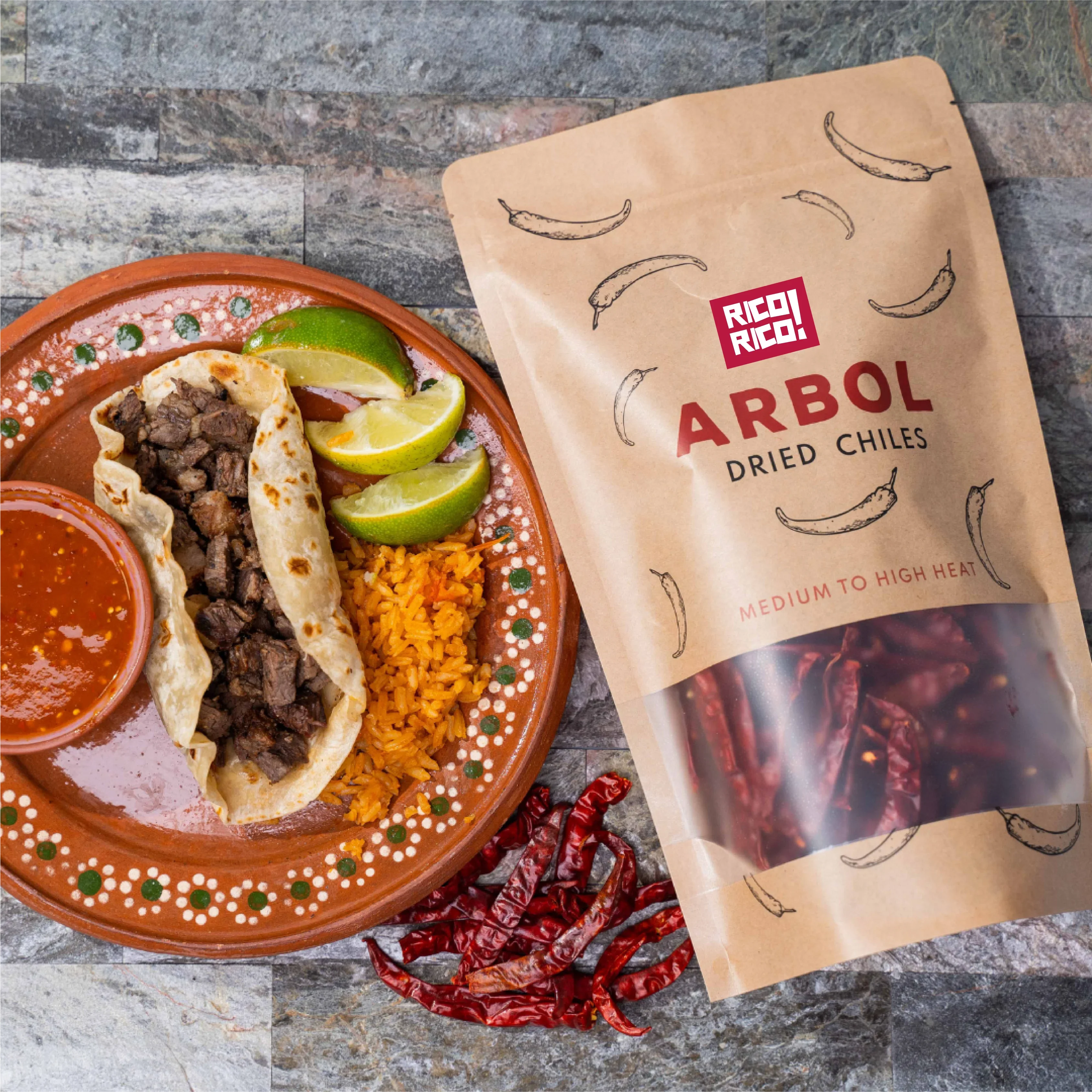 Chiles de Árbol Secos – Chiles Mexicanos Auténticos y Picantes