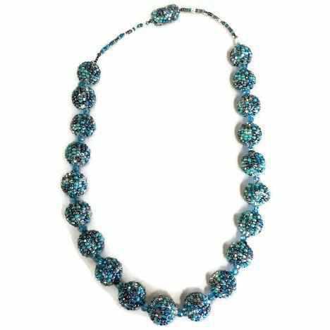 Shiva Magnetic Seed Bead Necklace - Guatemala