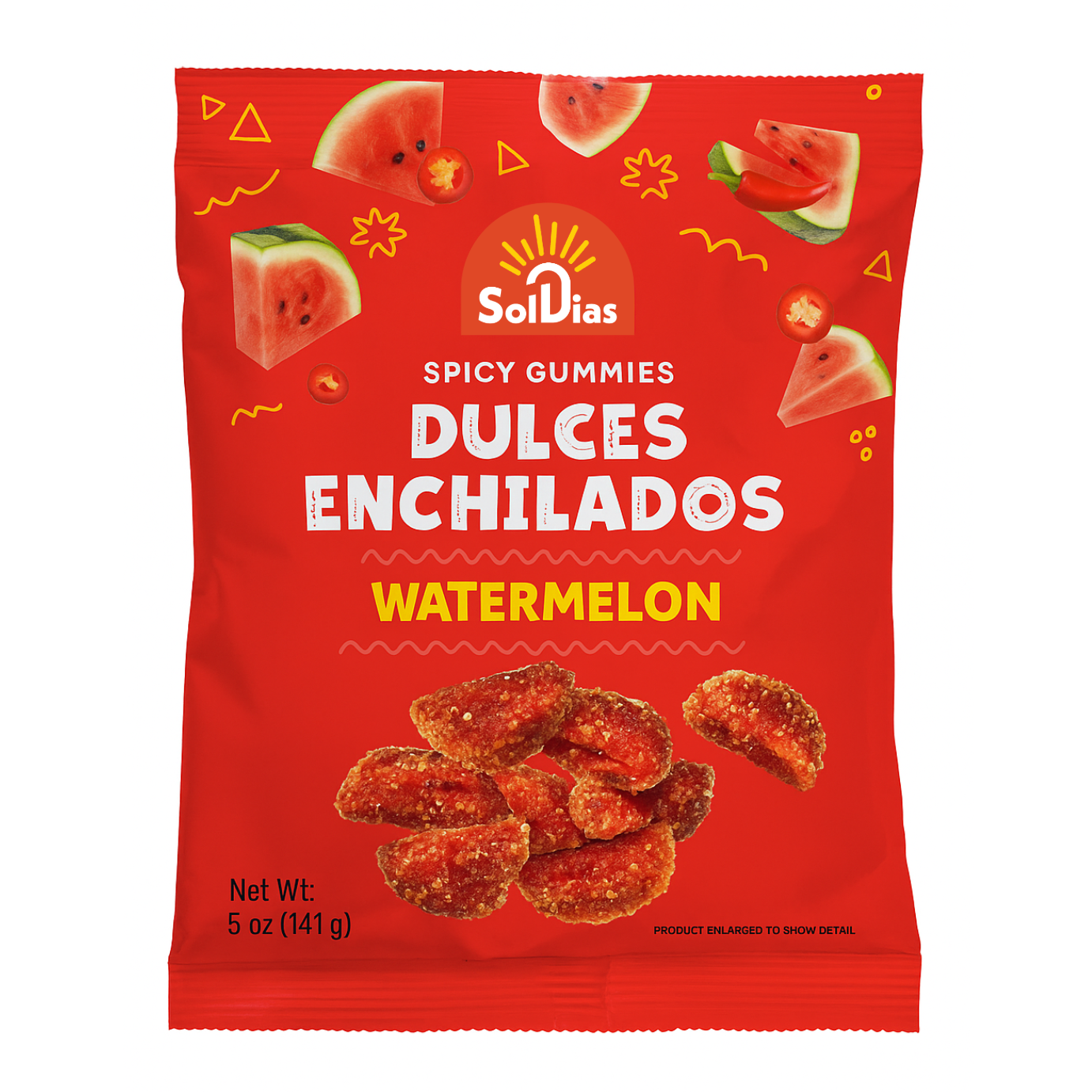Dulces Enchilados - Gomitas picantes de sandía 5oz