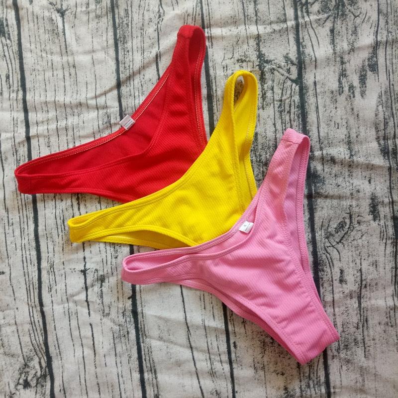 Solid Bikini Swimsuit Women Bikini Set Off Shoulder Swimwear Two Piece Strap Bikini Sets for Women High Waist Teens Bathing Suits Off Shoulder Swimsuit Beachwear