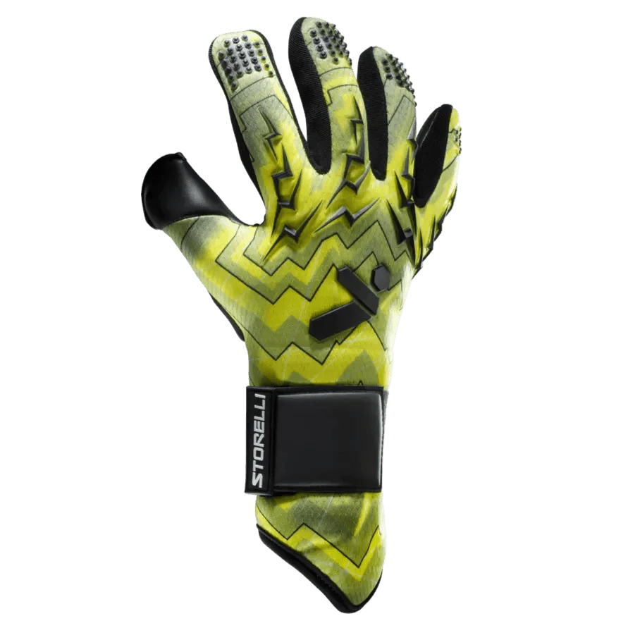 Storelli Lightning Storm Finger Spine Protection Goalkeeper Gloves