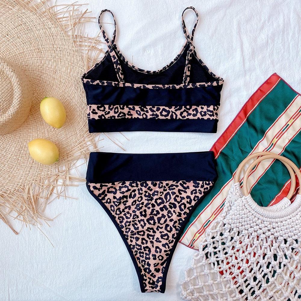 Summer Cute Vintage Women's Swimsuit Bikini Split Swimwear Women's Swimwear Women's 2-piece Beachwear Loose Bikini Fashion Retro Bikini Fashion Beachwear Summer Spa Beach Surf Sport