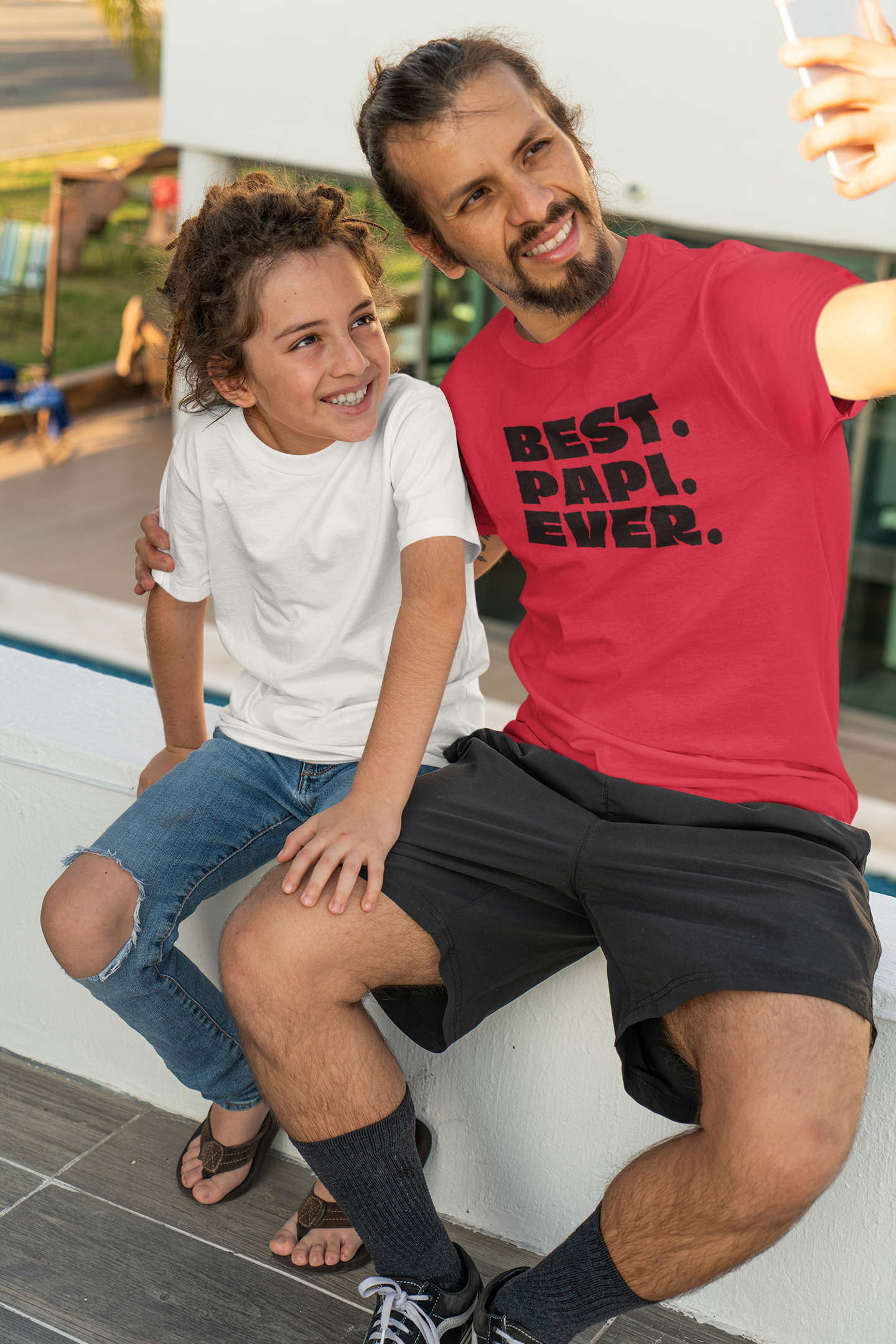 Camiseta BEST PAPI EVER | Regalo del Día del Padre - Dichos latinos virales y divertidos | 4 colores