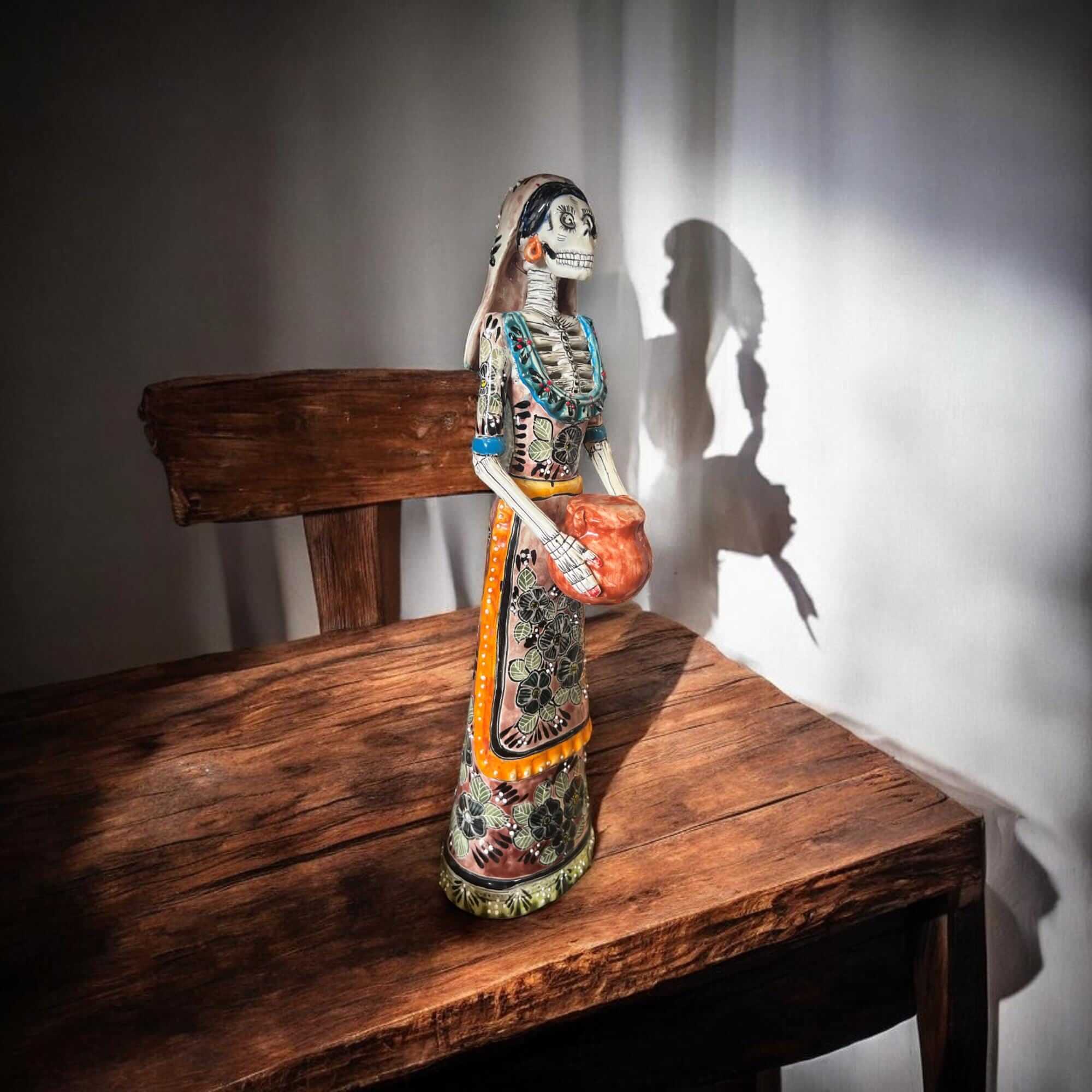 Catrina Talavera Día de Muertos | Decoración de Boda de Pan Dulce