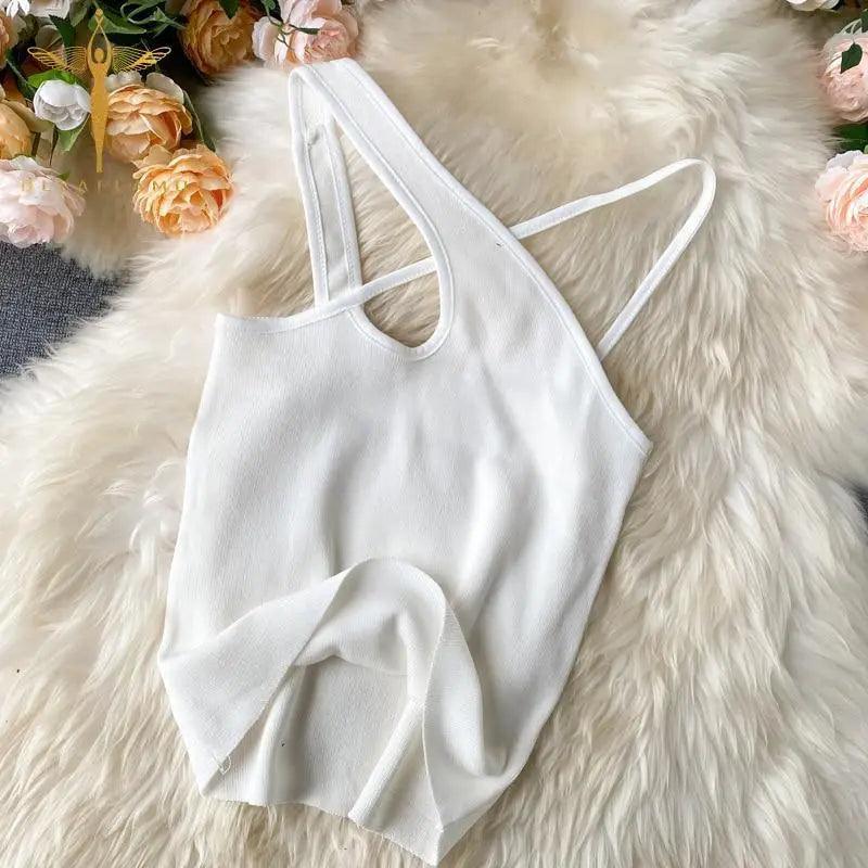 Top fashion cute women summer cross sleeveless crop top cute fashion styles classy top