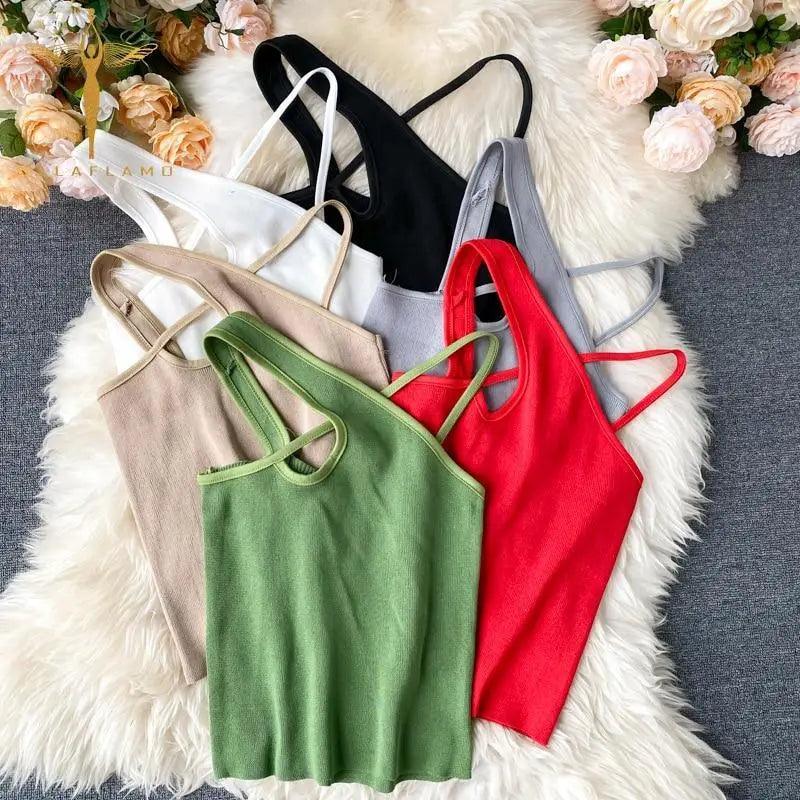 Top fashion cute women summer cross sleeveless crop top cute fashion styles classy top