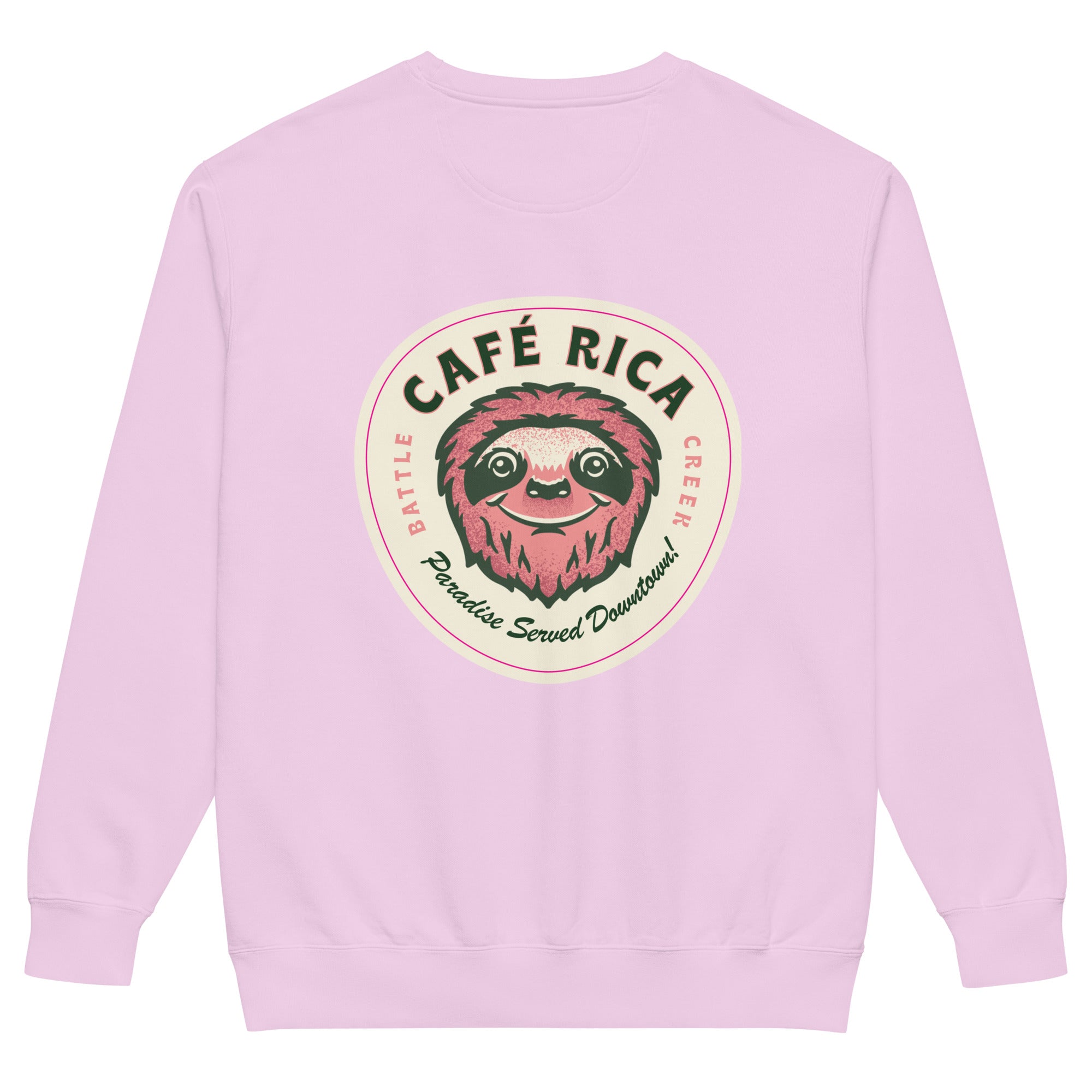 La sudadera con cuello redondo Sloth característica
