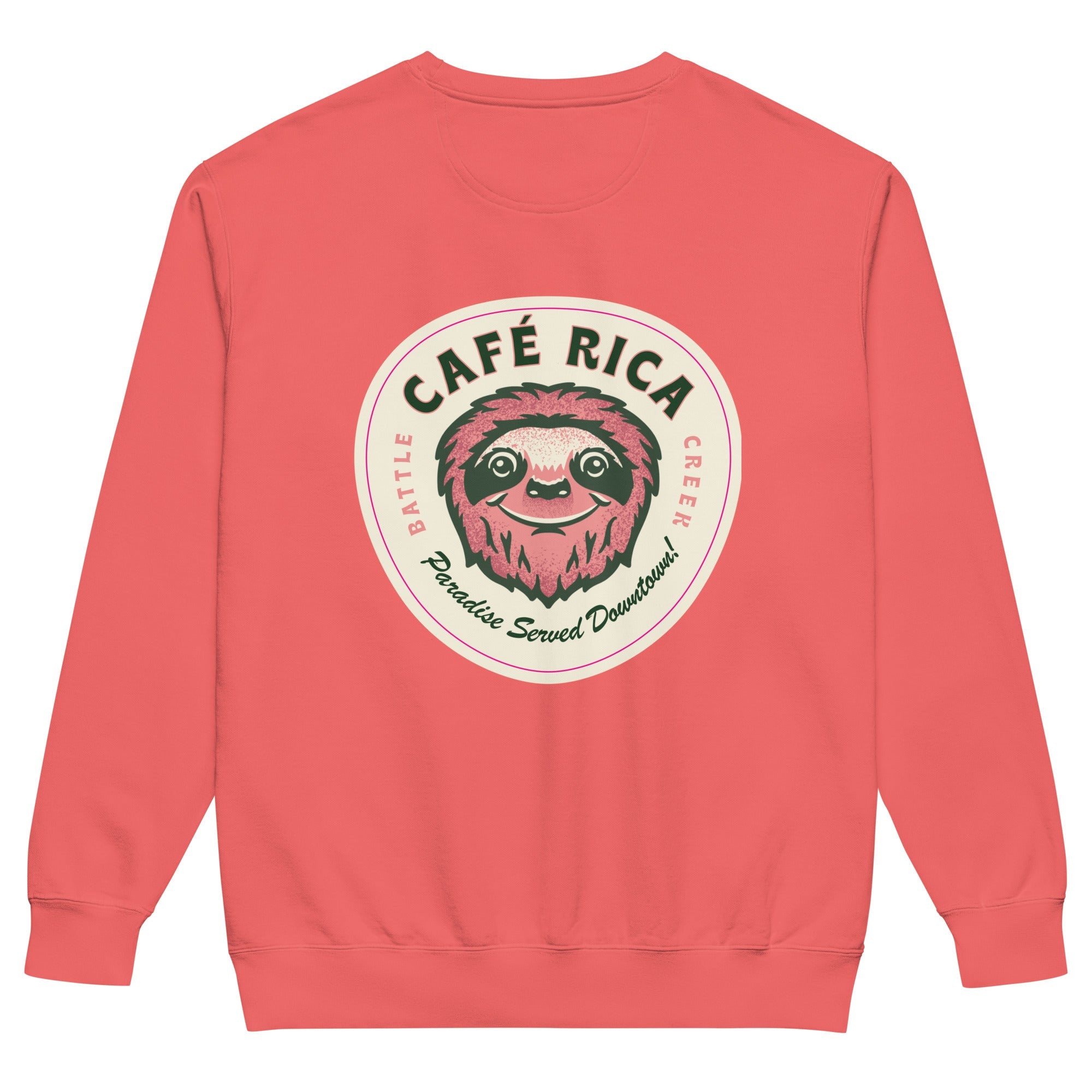 La sudadera con cuello redondo Sloth característica