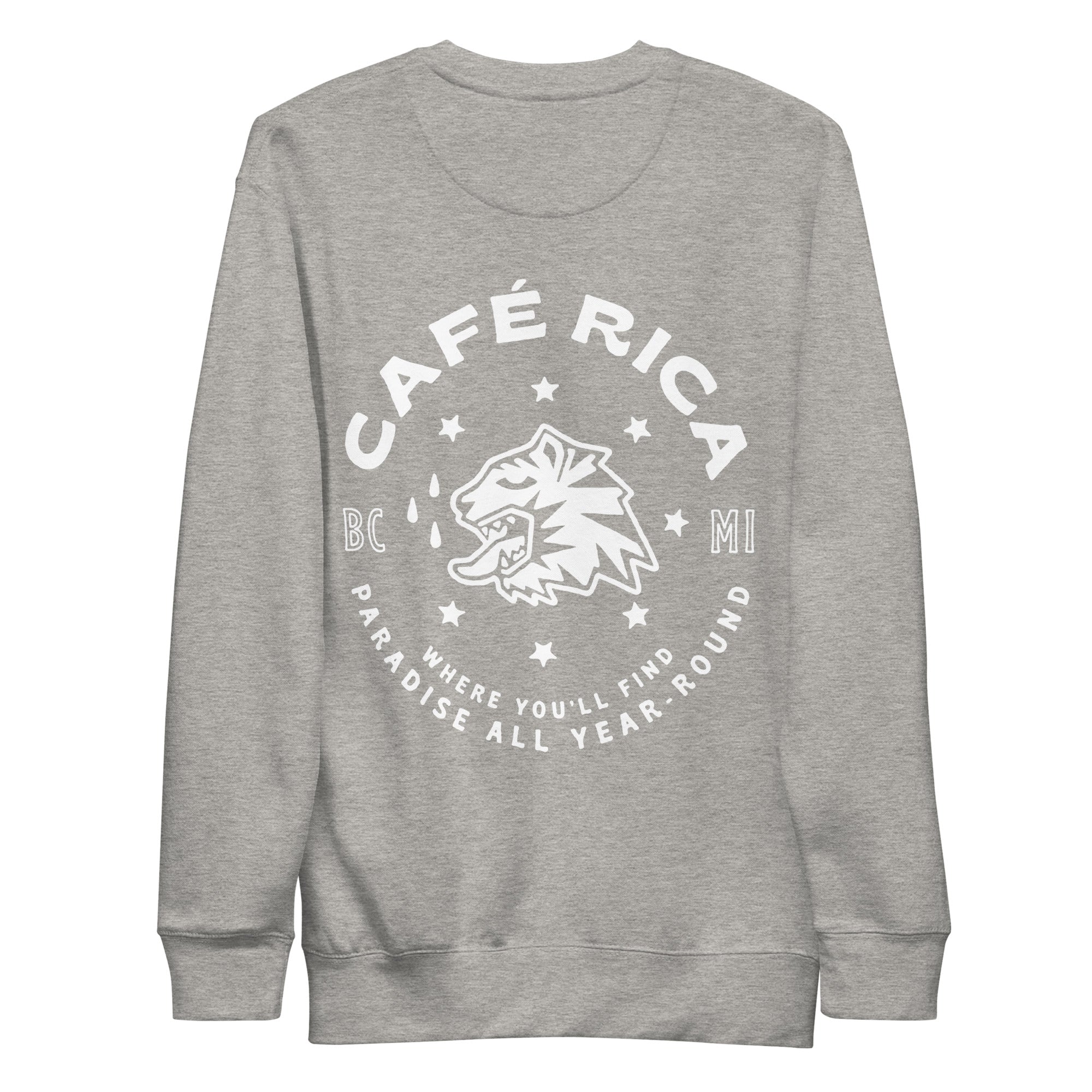 La sudadera clásica con cuello redondo de Café Rica
