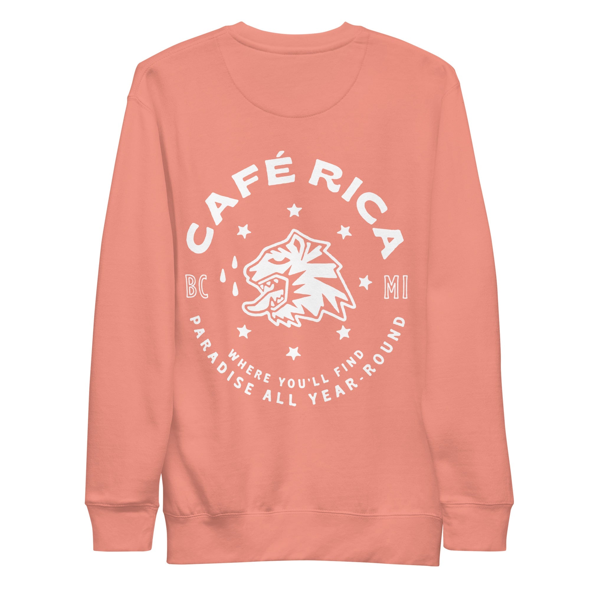 La sudadera clásica con cuello redondo de Café Rica