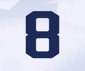USWNT 2025 Home SHAW #8 Jersey Name Set 8"