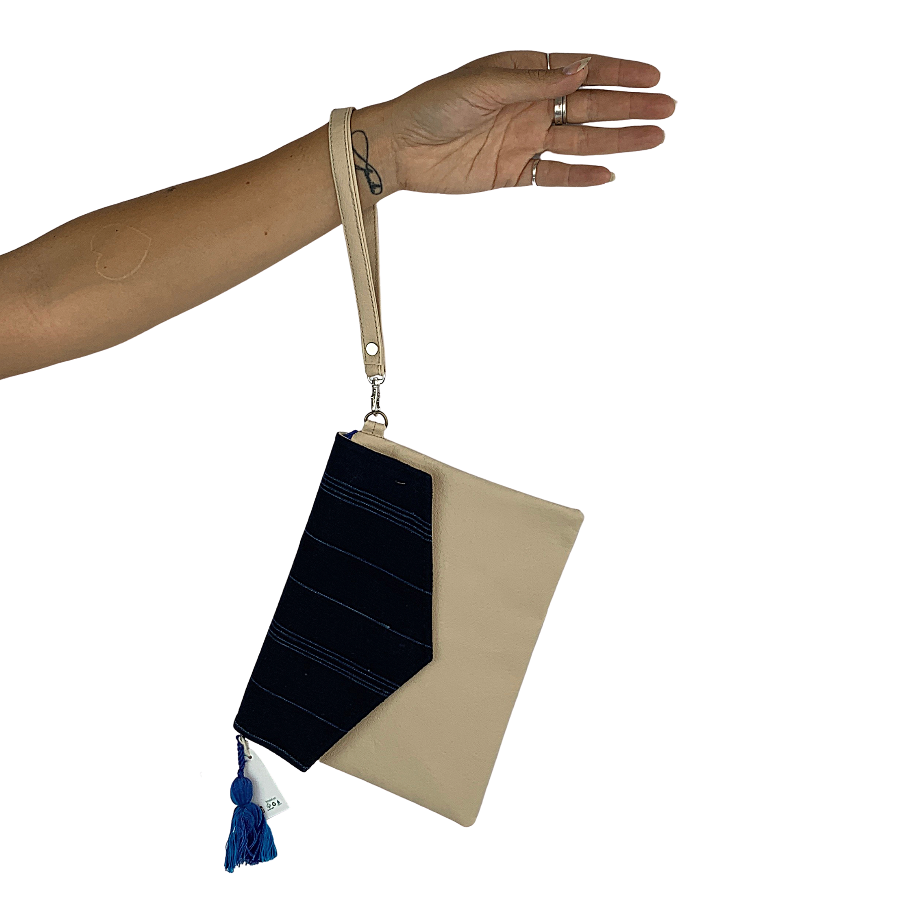 Cartera de mano de cuero vegano Oasis - Guatemala