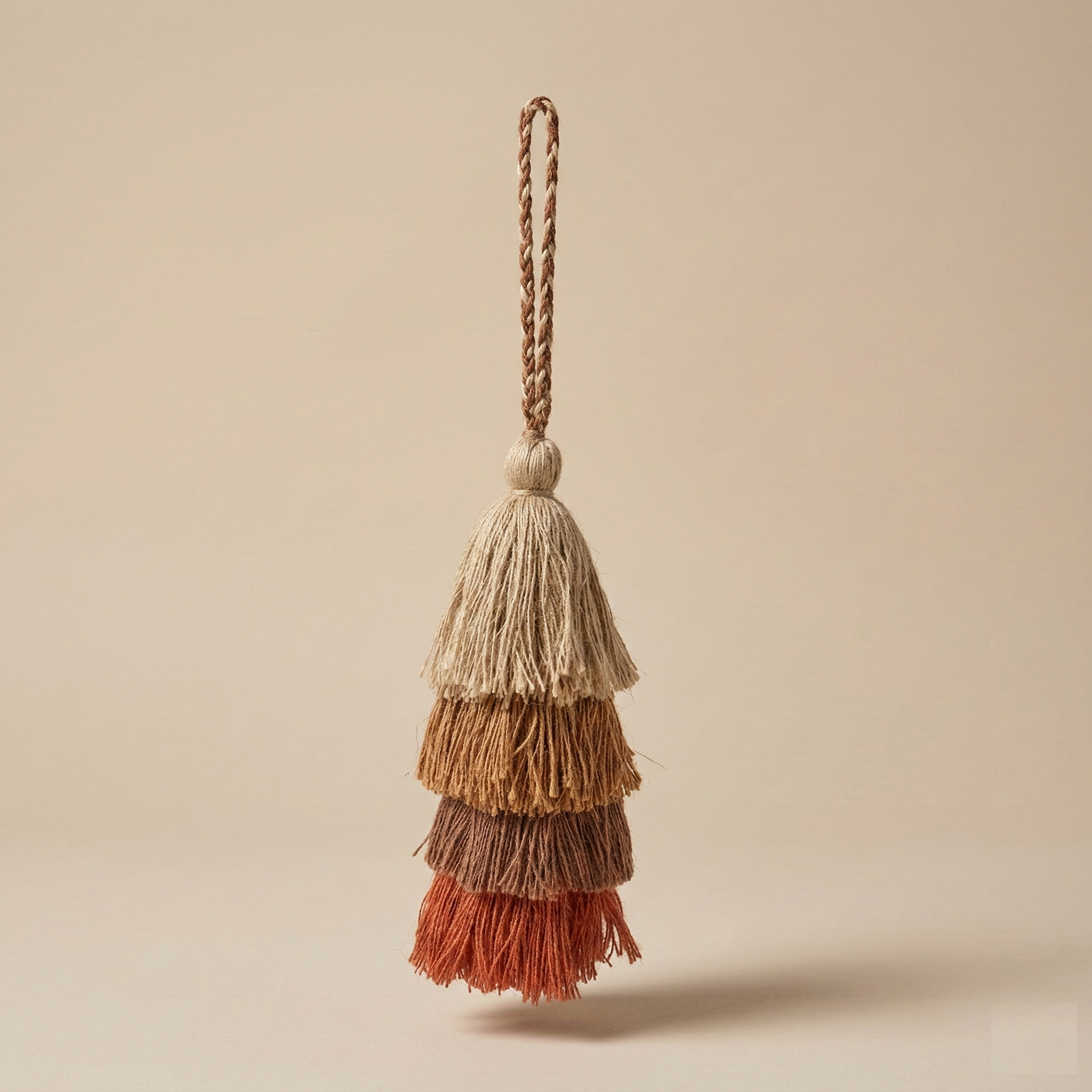 Waterfall Tassel Zipper Pull | Colorful Handmade Charm from Mexico